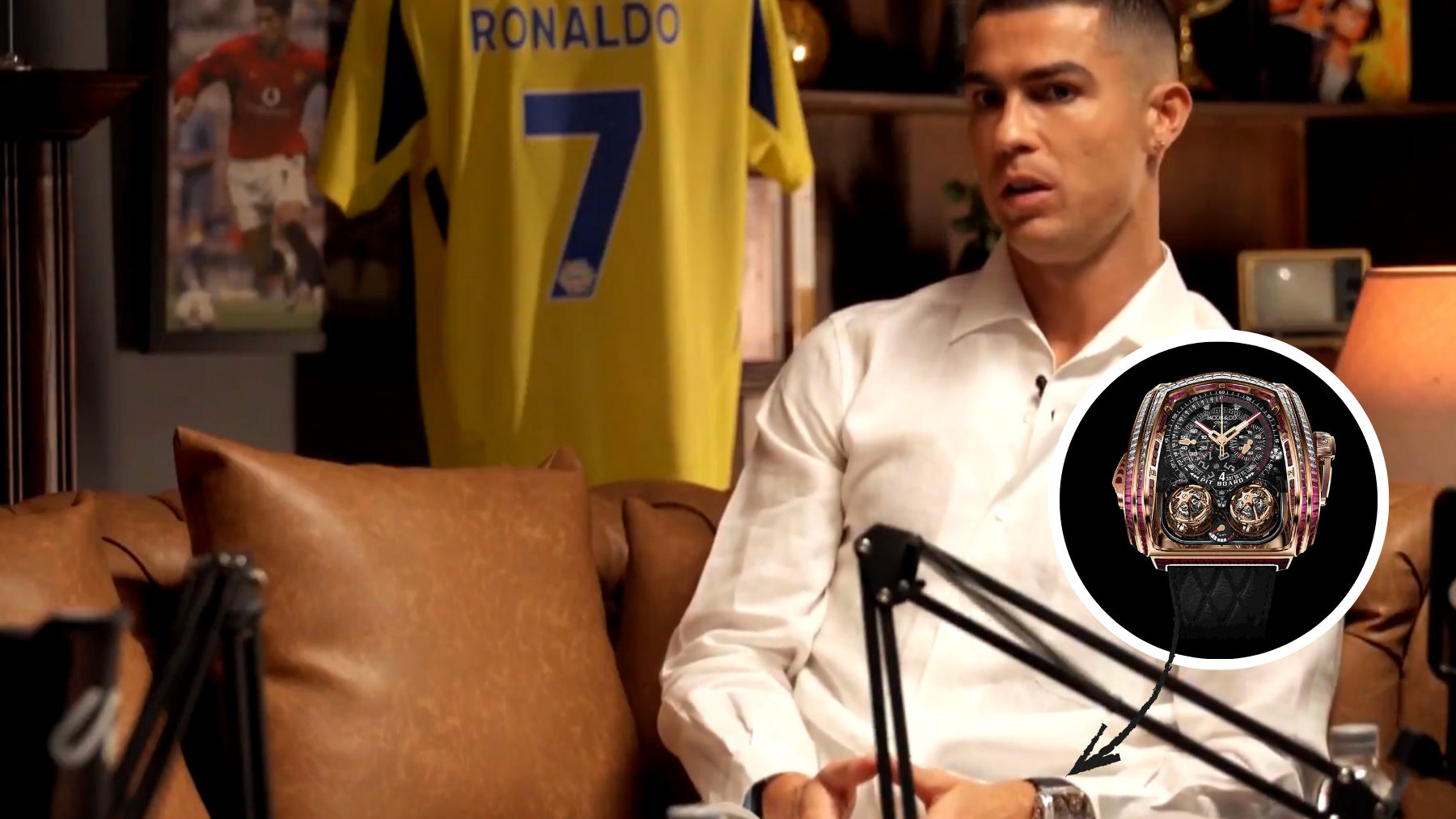 Cristiano Ronaldo amplía su colección de relojes: 360 diamantes, oro de 18 quilates y 1,3 millones
