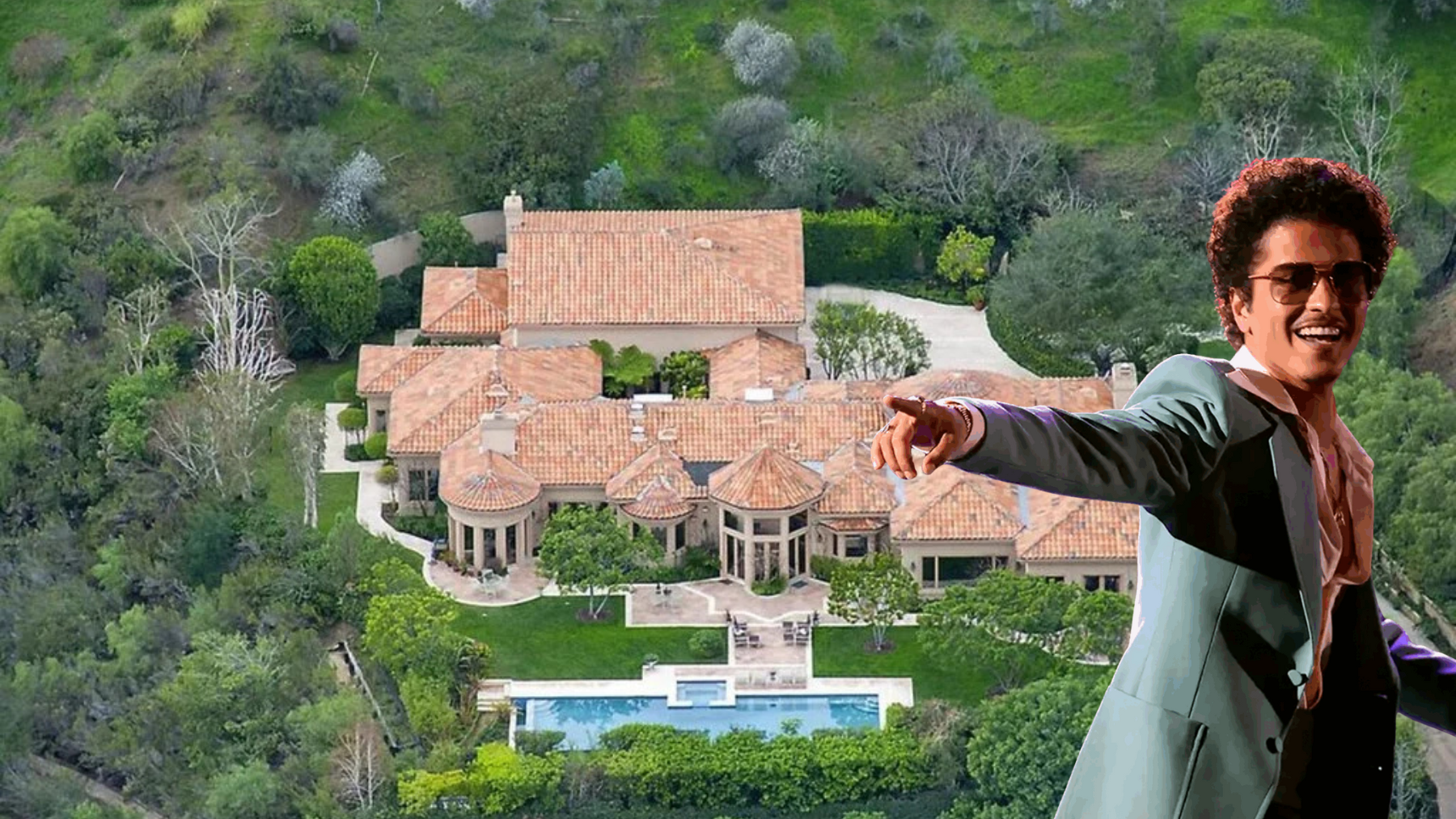 El imperio inmobiliario de Bruno Mars valorado en más de 11 millones entre Los Ángeles a Hawái