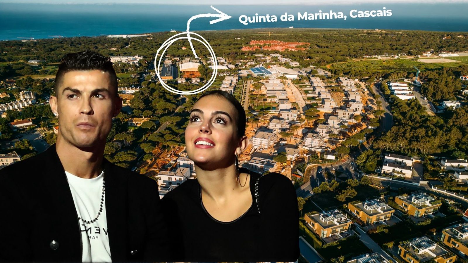 La casa soñada de Cristiano Ronaldo y Georgina en Portugal: 25 millones, parking para 20 coches…