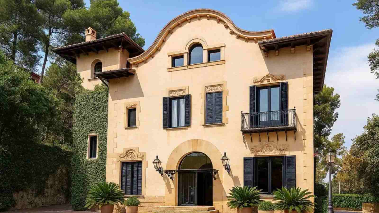 Fachada de la casa de Woosy Allen en Barcelona