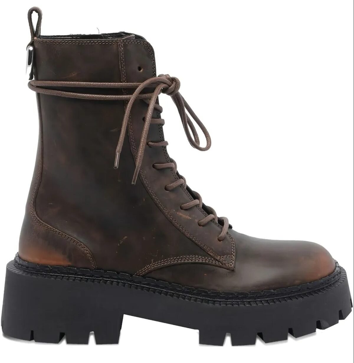 Botas altas estilo militar