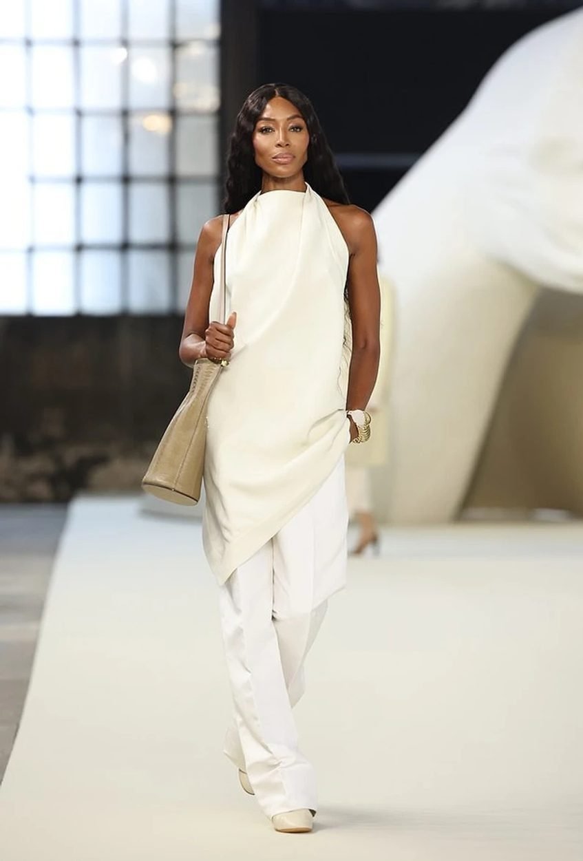 Naomi Campbell, Semana de la Moda Milán