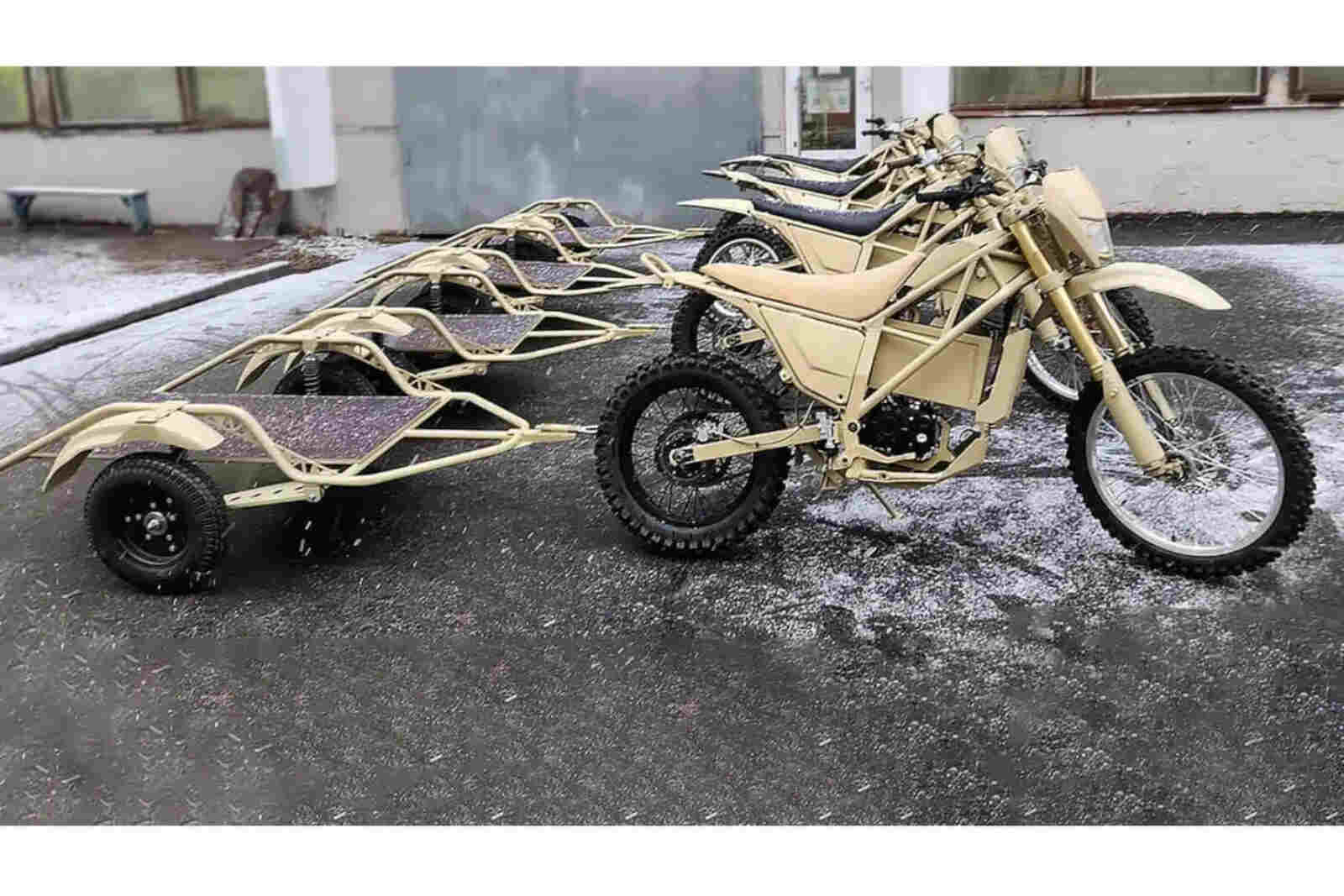 Motos con remolque rusas