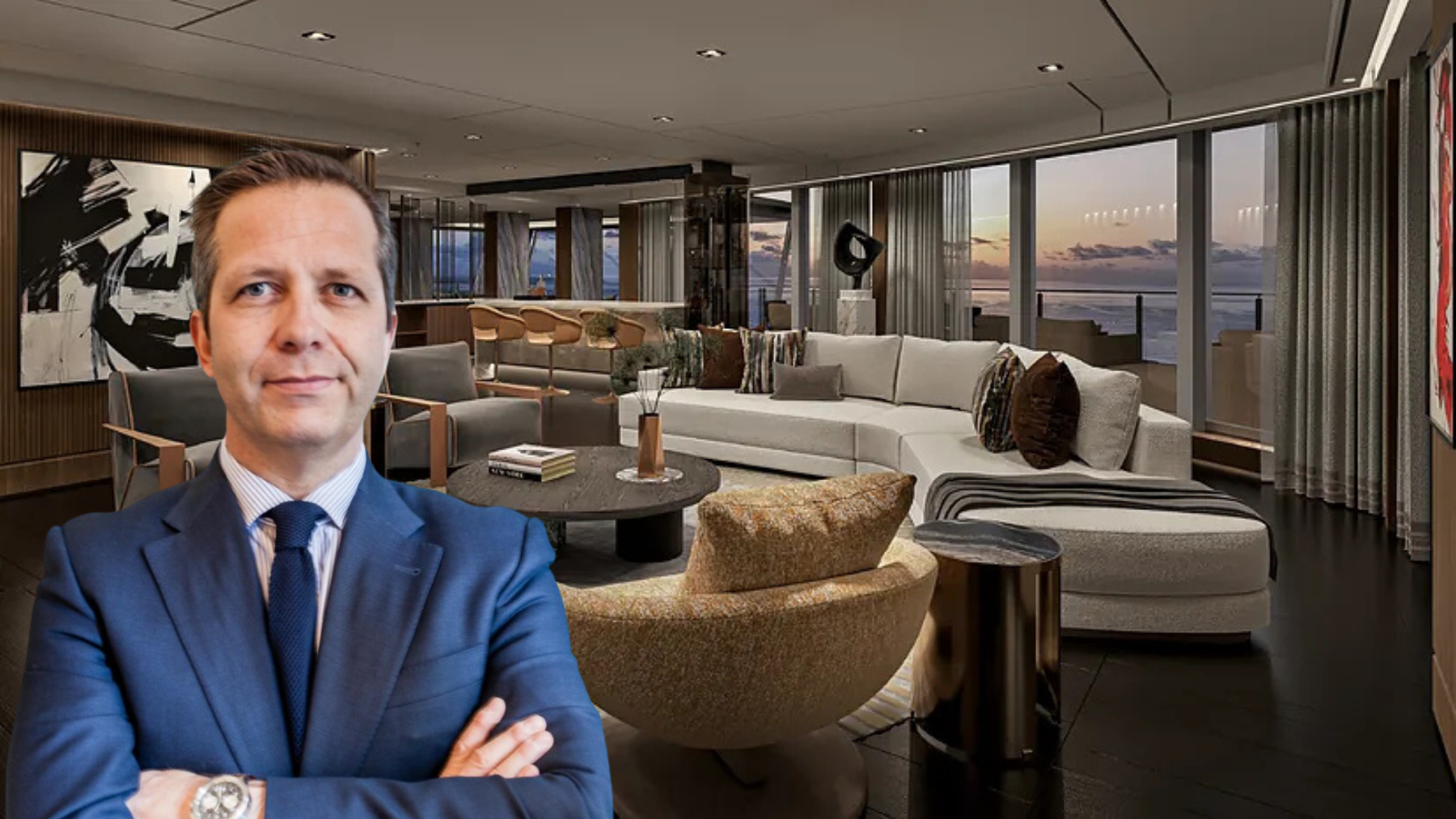 Juan Rodero sobre la suite más grande jamás creada en un crucero: Es una residencia privada itinerante