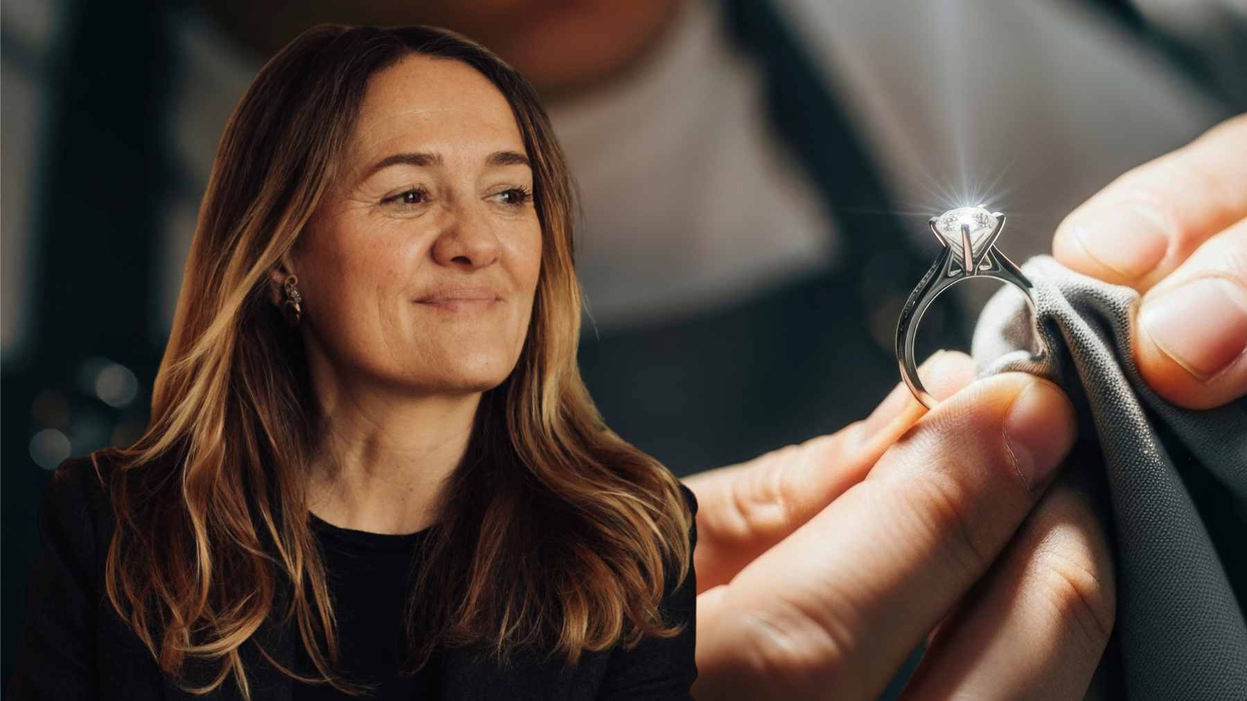 Pilar Lobato: El diamante sintético es igual que el natural, es más económico pero no es exclusivo