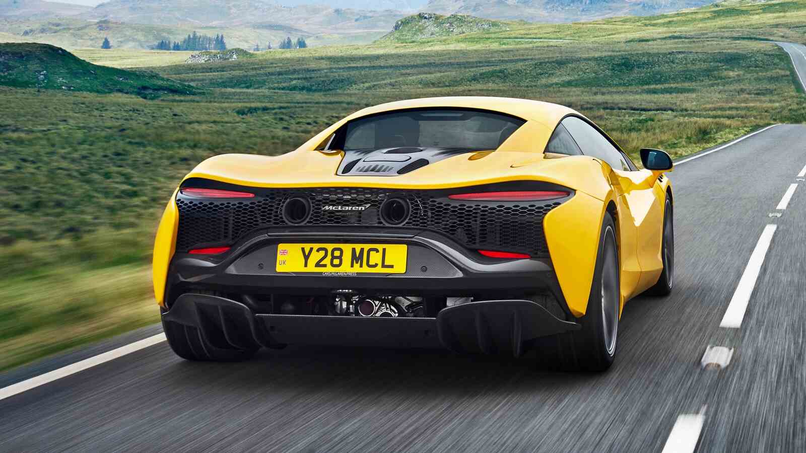 Trasera del MacLaren, coches de lujo