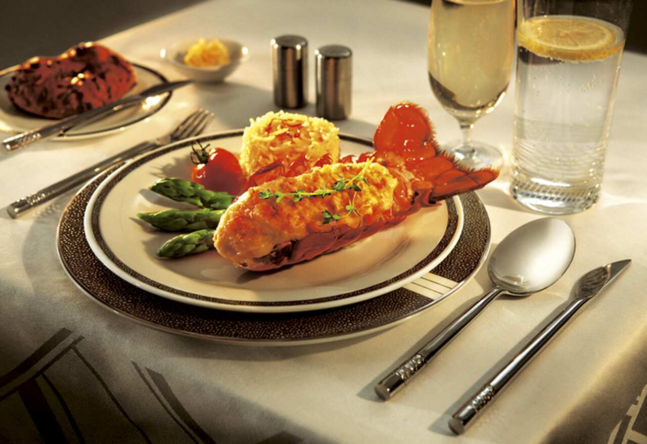 menús de primera clase