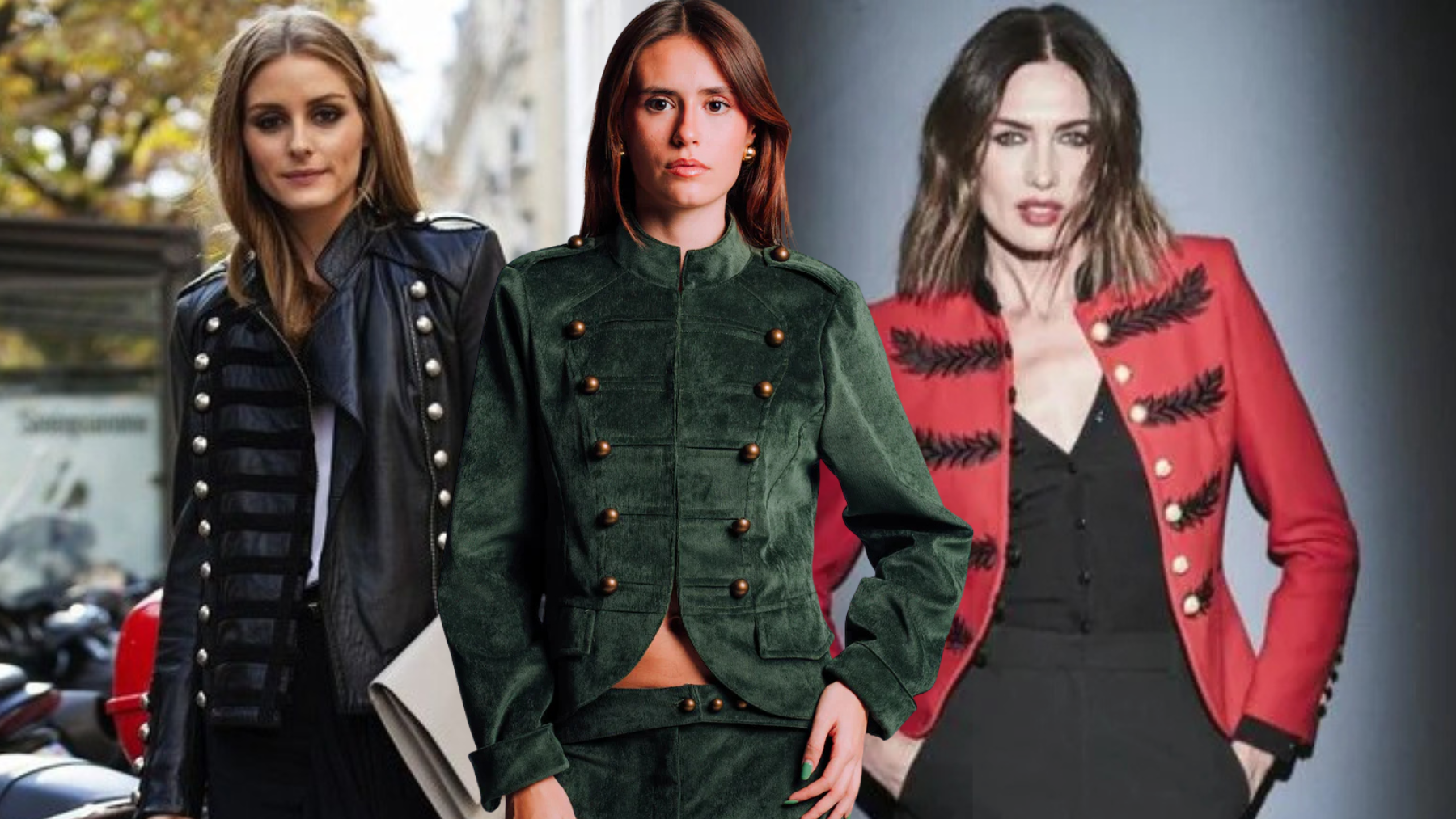 Olivia Palermo y Nieves Álvarez ya la llevan: la chaqueta militar es la máxima tendencia del invierno