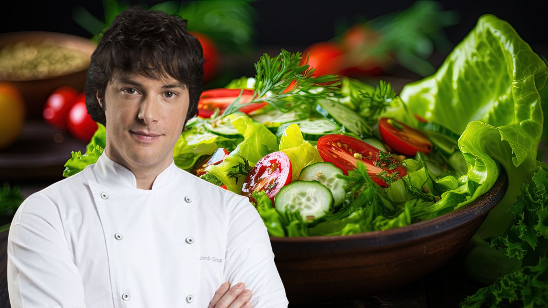 Jordi Cruz: El contraste de agua tibia y hielo es la clave para una lechuga tersa y crujiente