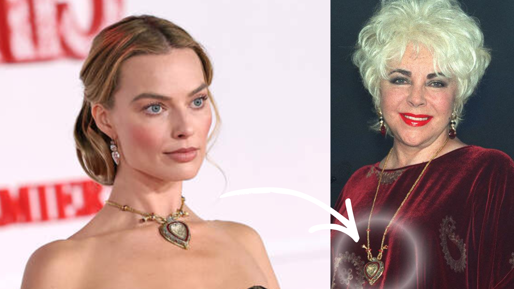 Margot Robbie luce el diamante de amor eterno de Elizabeth Taylor en el estreno de