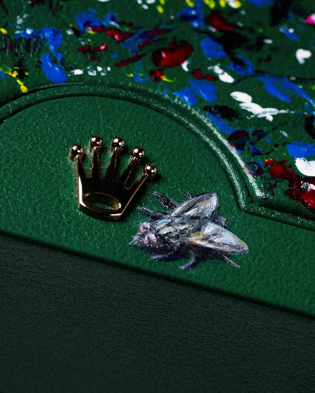 rolex moscas pintado