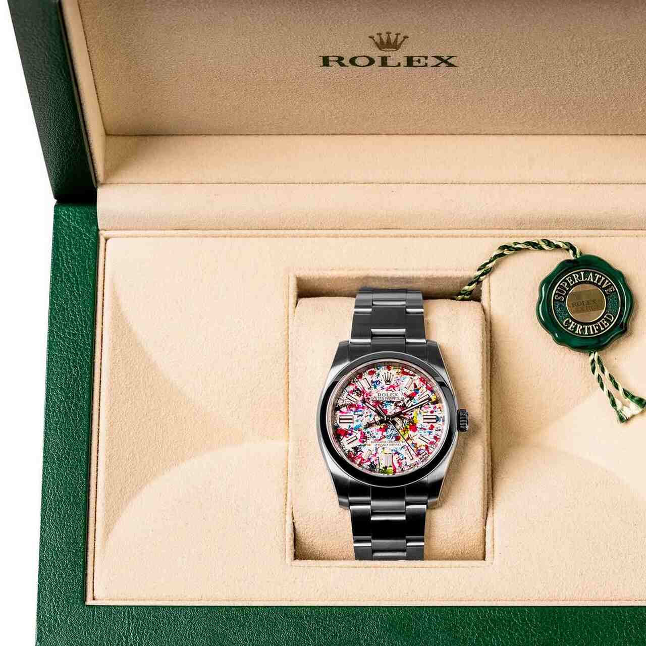 rolex pintado moscas