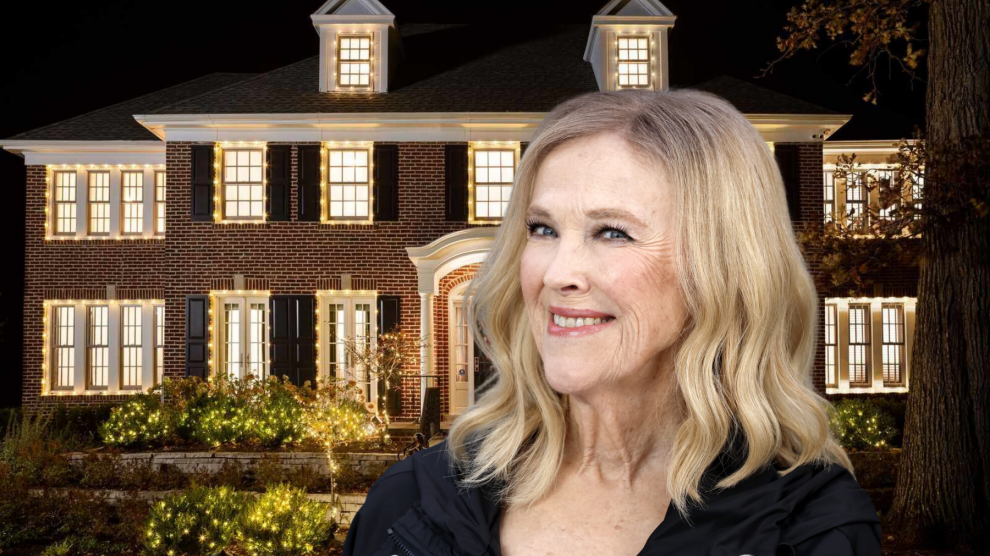 Catherine O'Hara en la casa de 'Solo en casa'