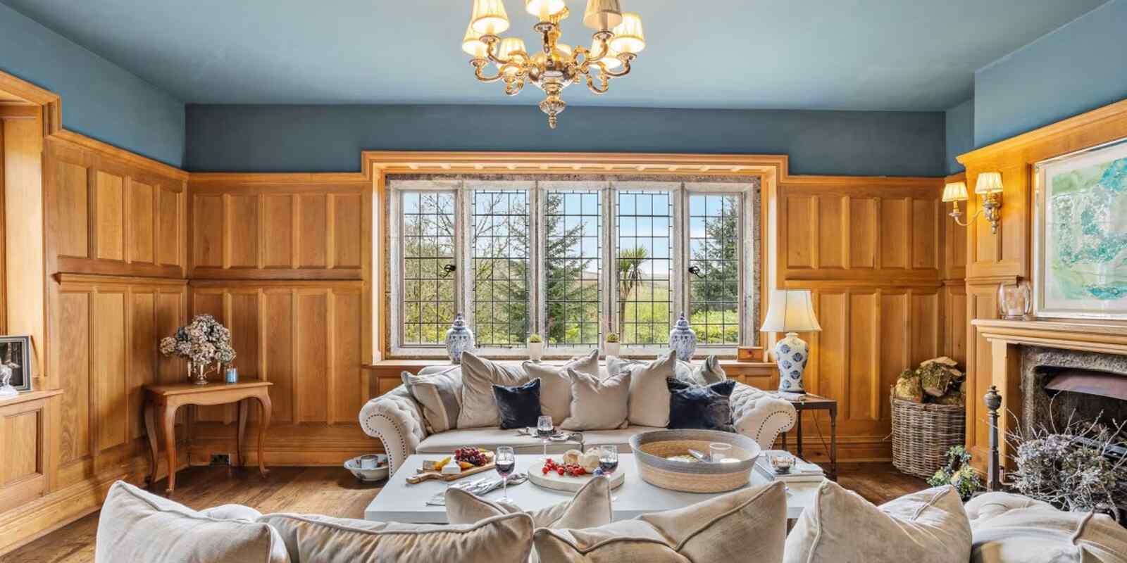 Salón de la casa de campo