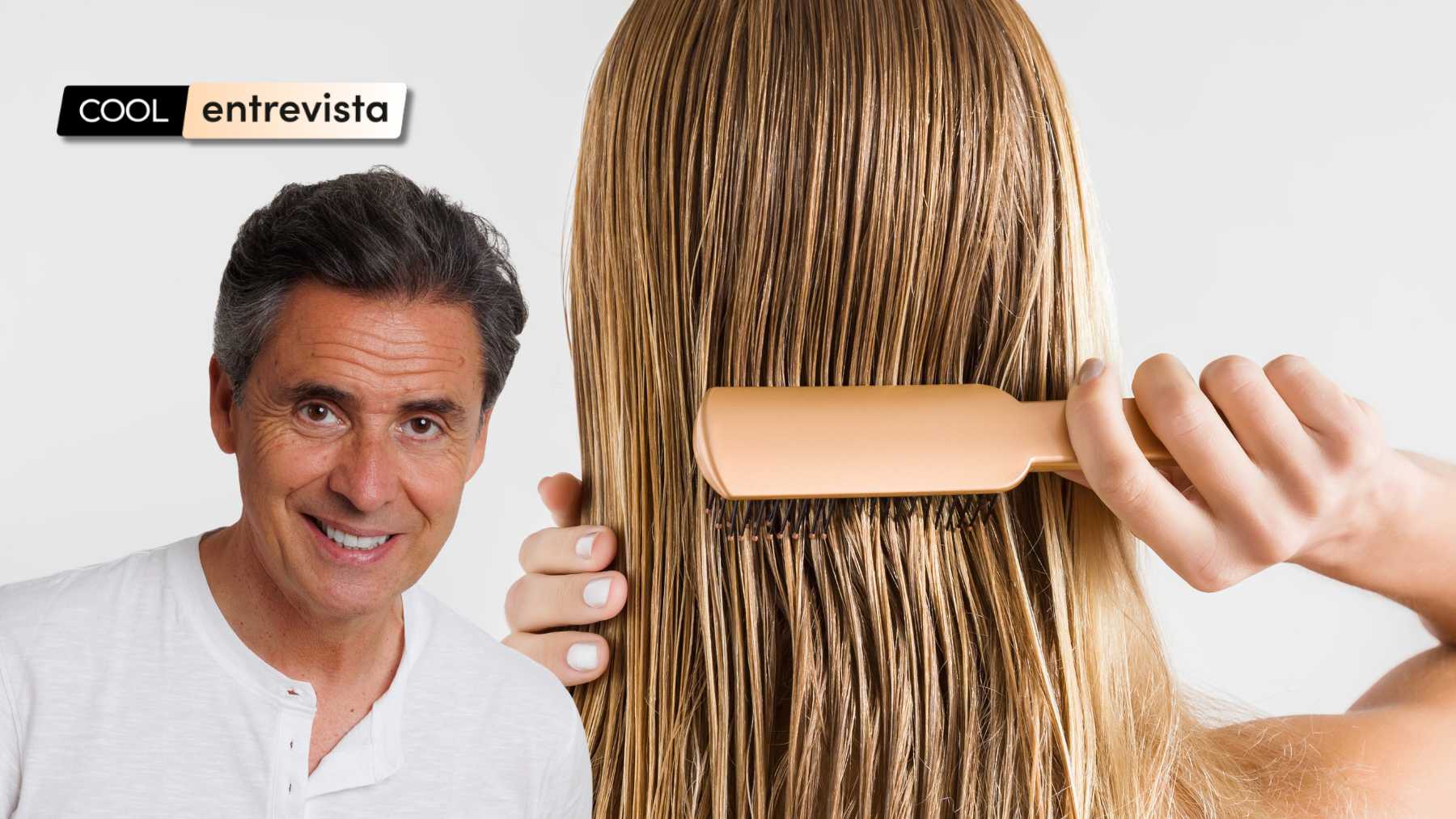 Moncho Moreno: Cepillar el pelo en exceso lo ensucia y apelmaza