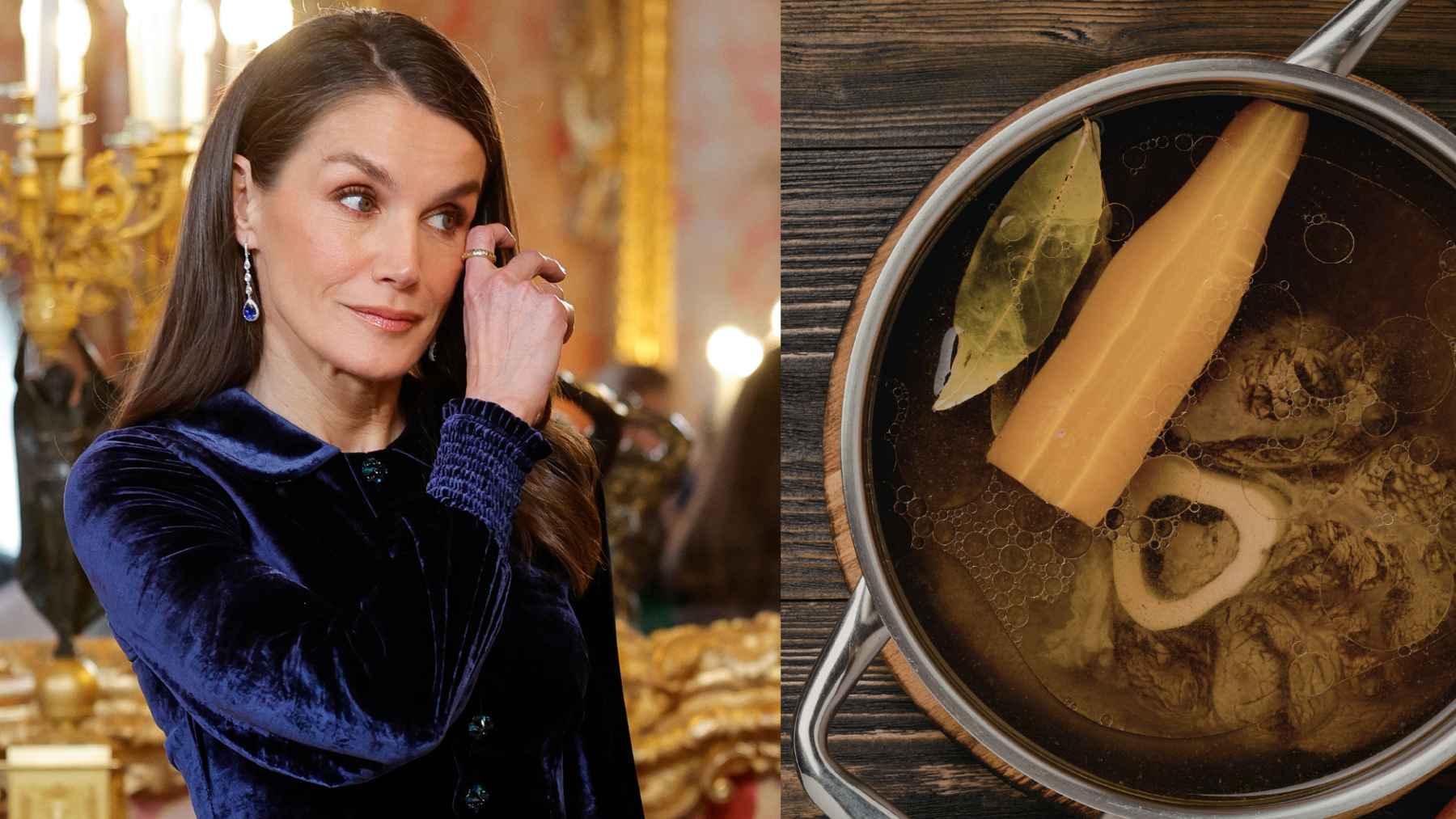 El caldo que toma la Reina Letizia por ser rico en colágeno: esencial para huesos y la salud de la piel
