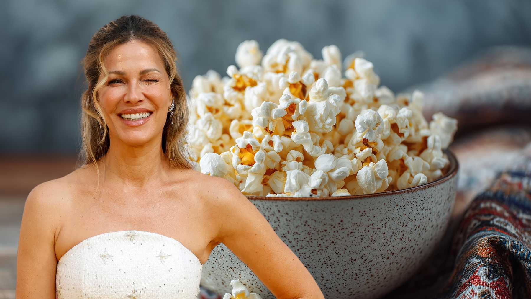 La receta de Jaydy Michel para hacer palomitas: Maiz, agua, sal y al microondas