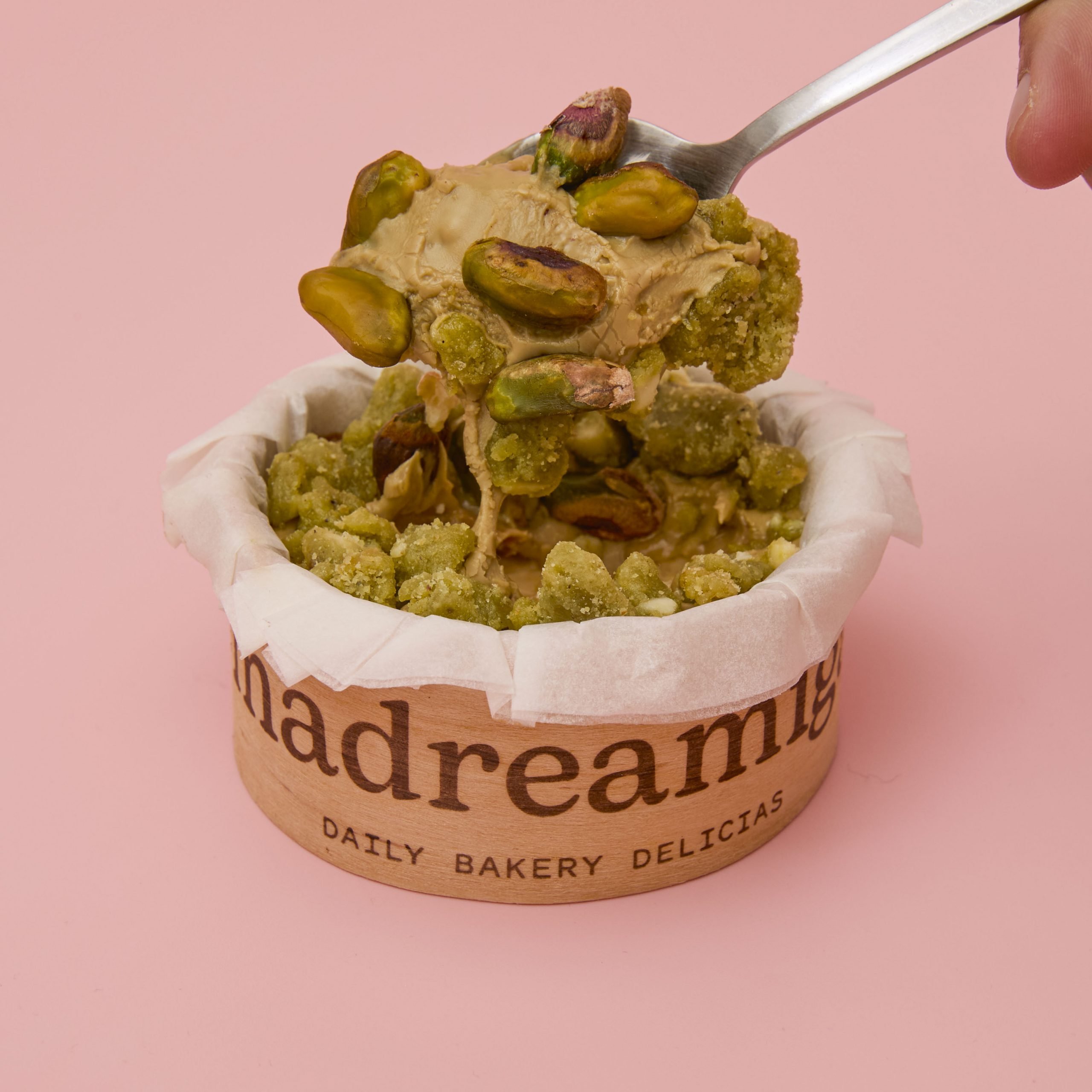 glovo madramiga postres pistacho