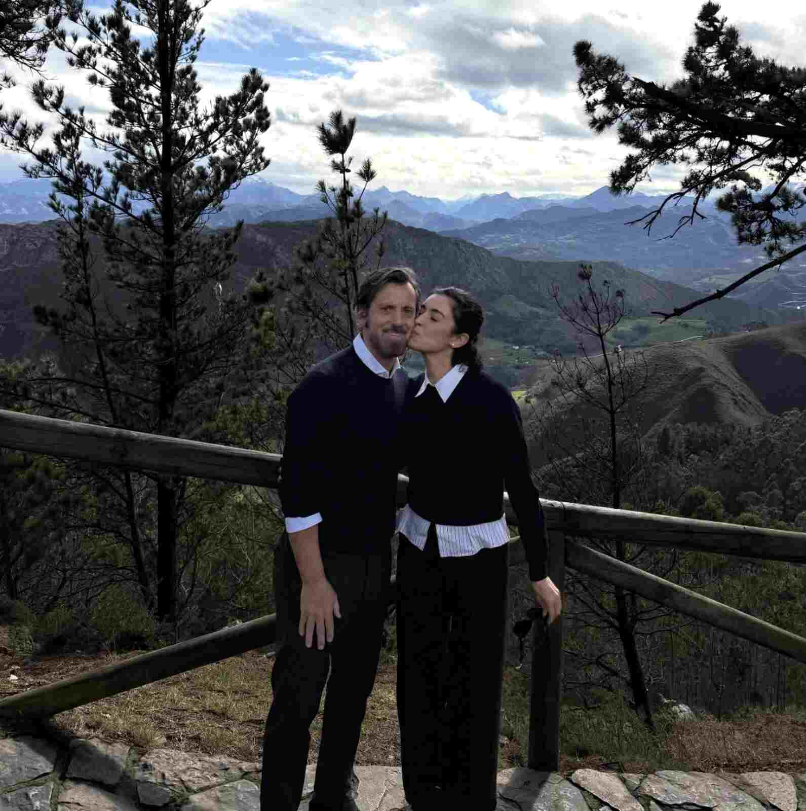 Blanca Romero y su pareja