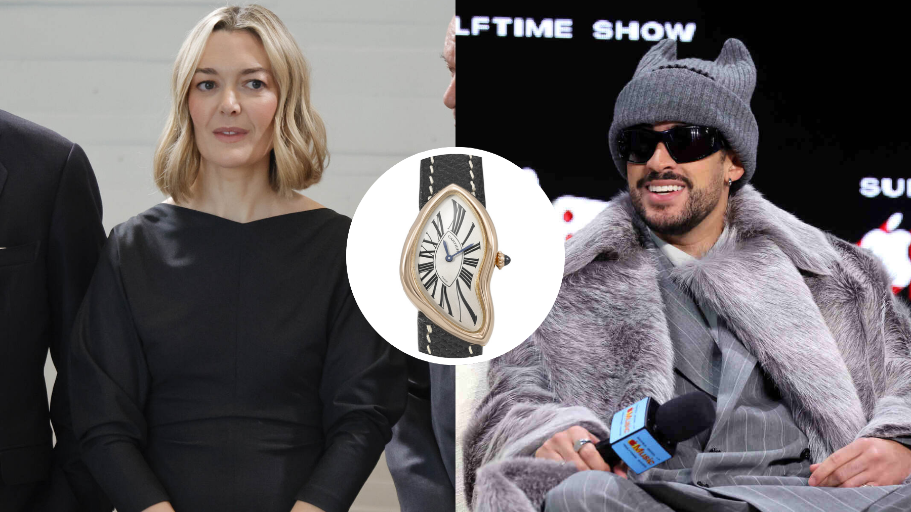 Marta Ortega y Bad Bunny lucen el mismo Cartier: de los Reyes de España a la Super Bowl