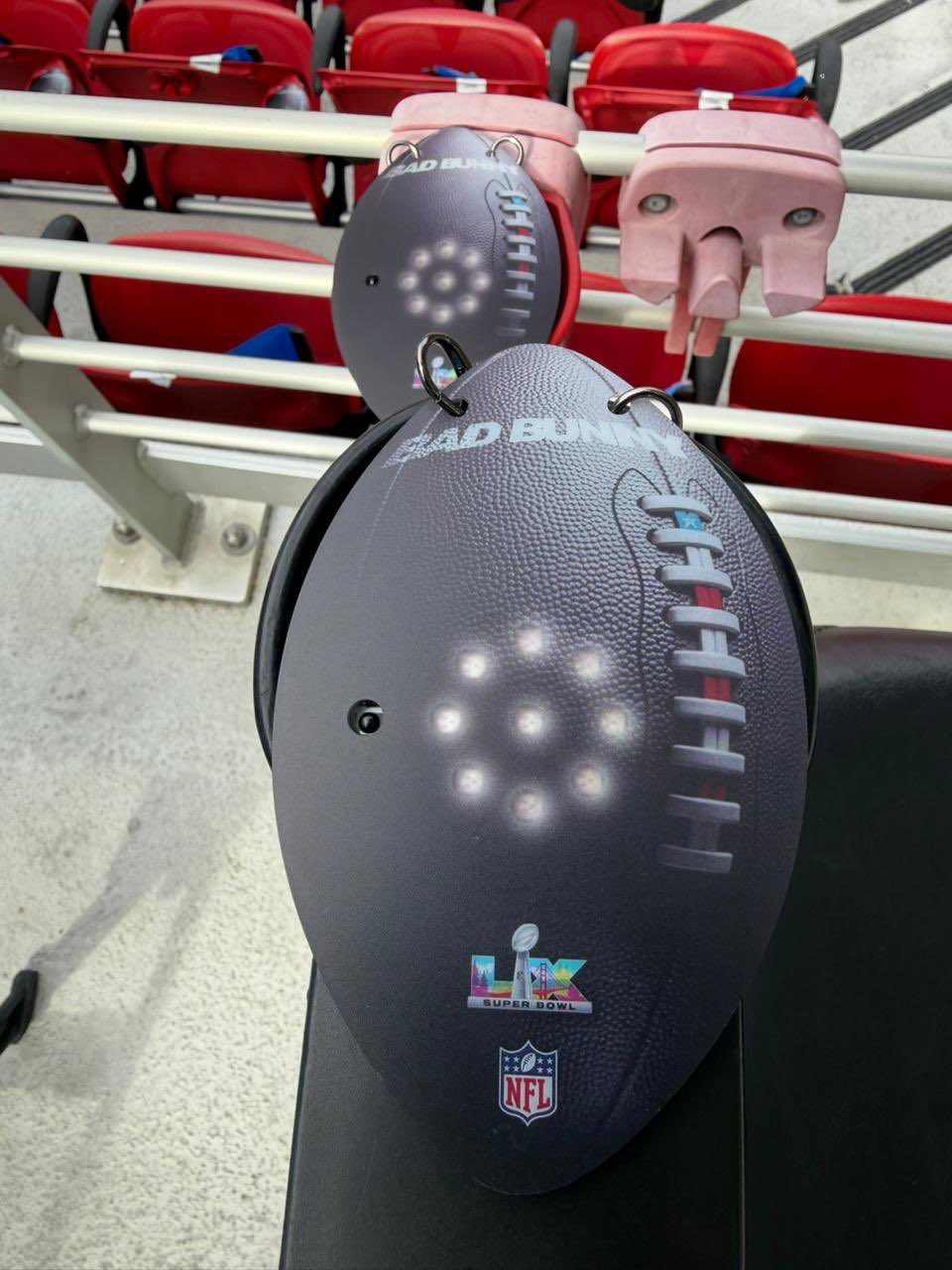 Balón de Bad Bunny en la Super Bowl