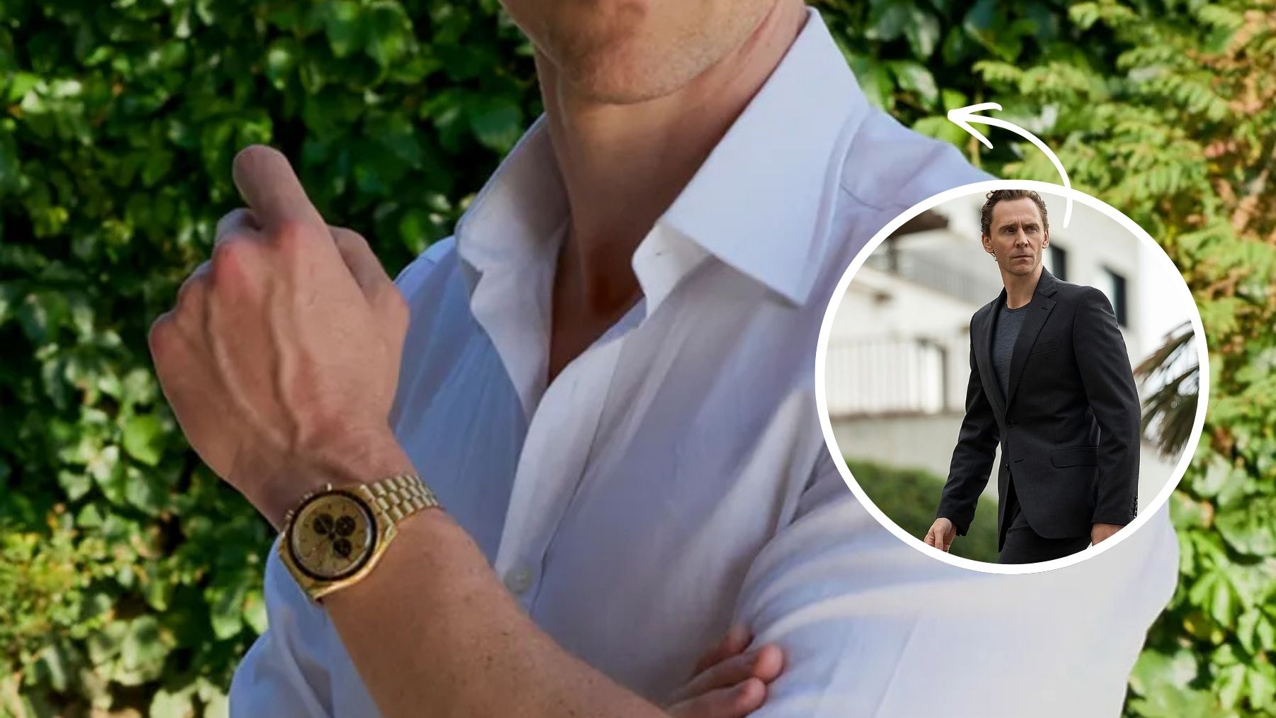 El reloj de oro macizo de Tom Hiddleston en