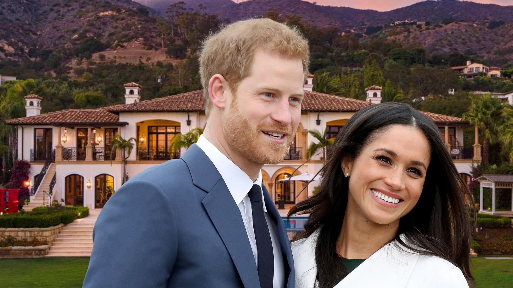 La casa donde el príncipe Harry y Meghan Markle grabaron su