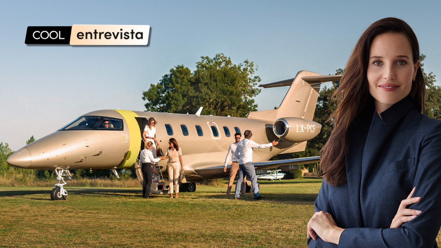 Alazne Bilbao, sobre la copropiedad de aviones privados: «Son empresarios que buscan optimizar su tiempo»