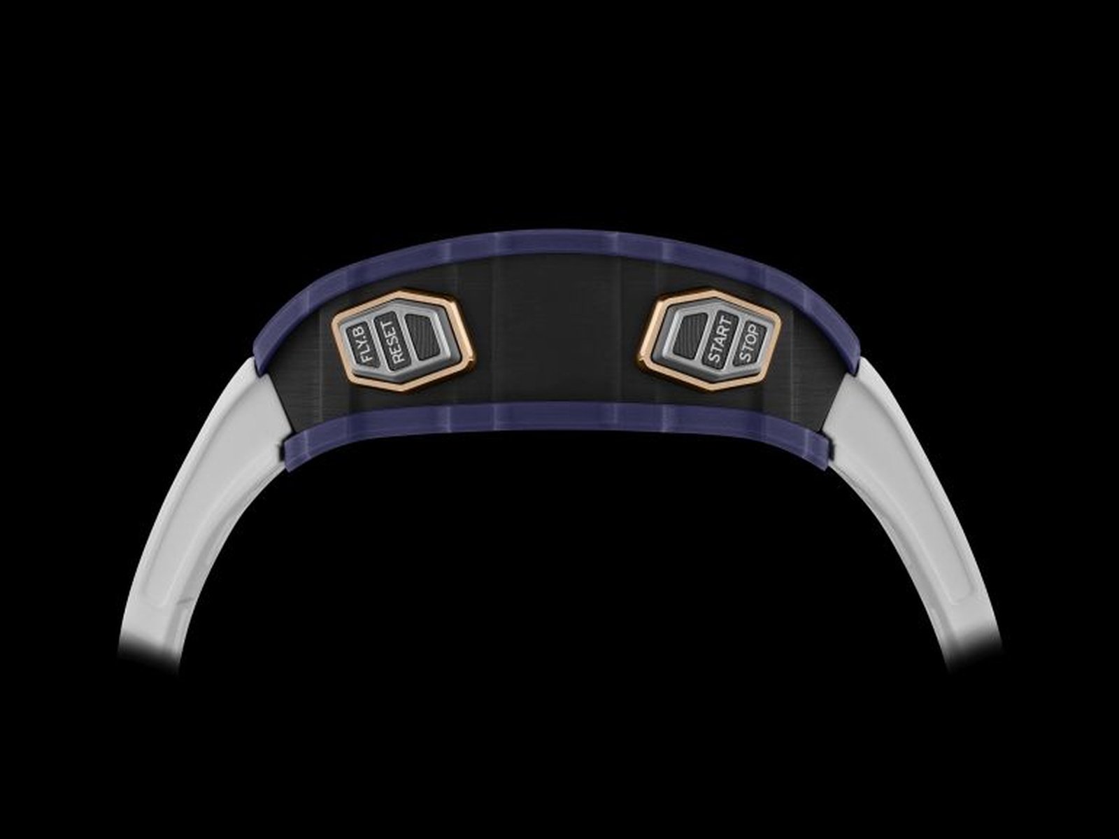 Botones del mecanismo del nuevo reloj de fútbol