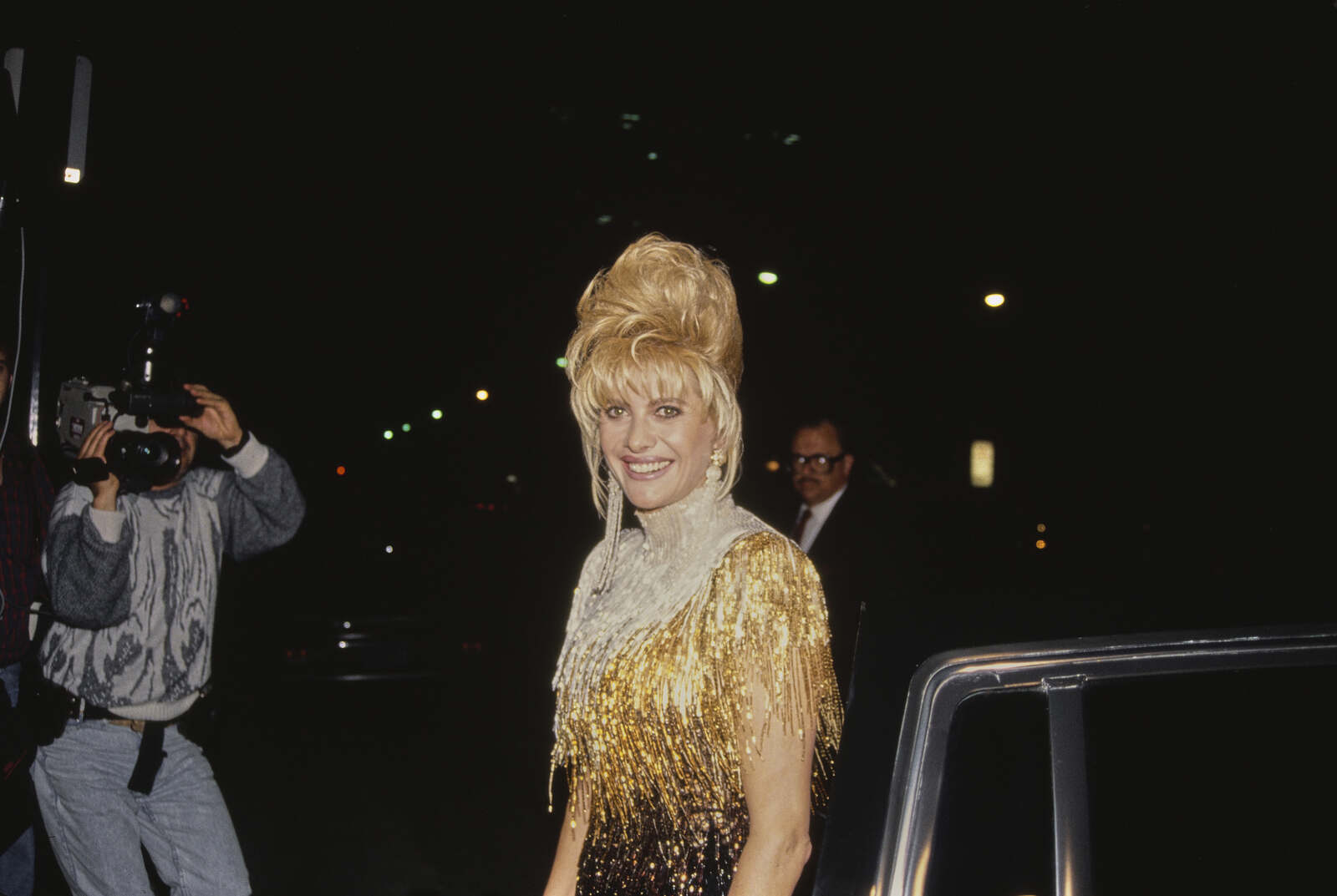 Ivana Trump posando ante la cámara