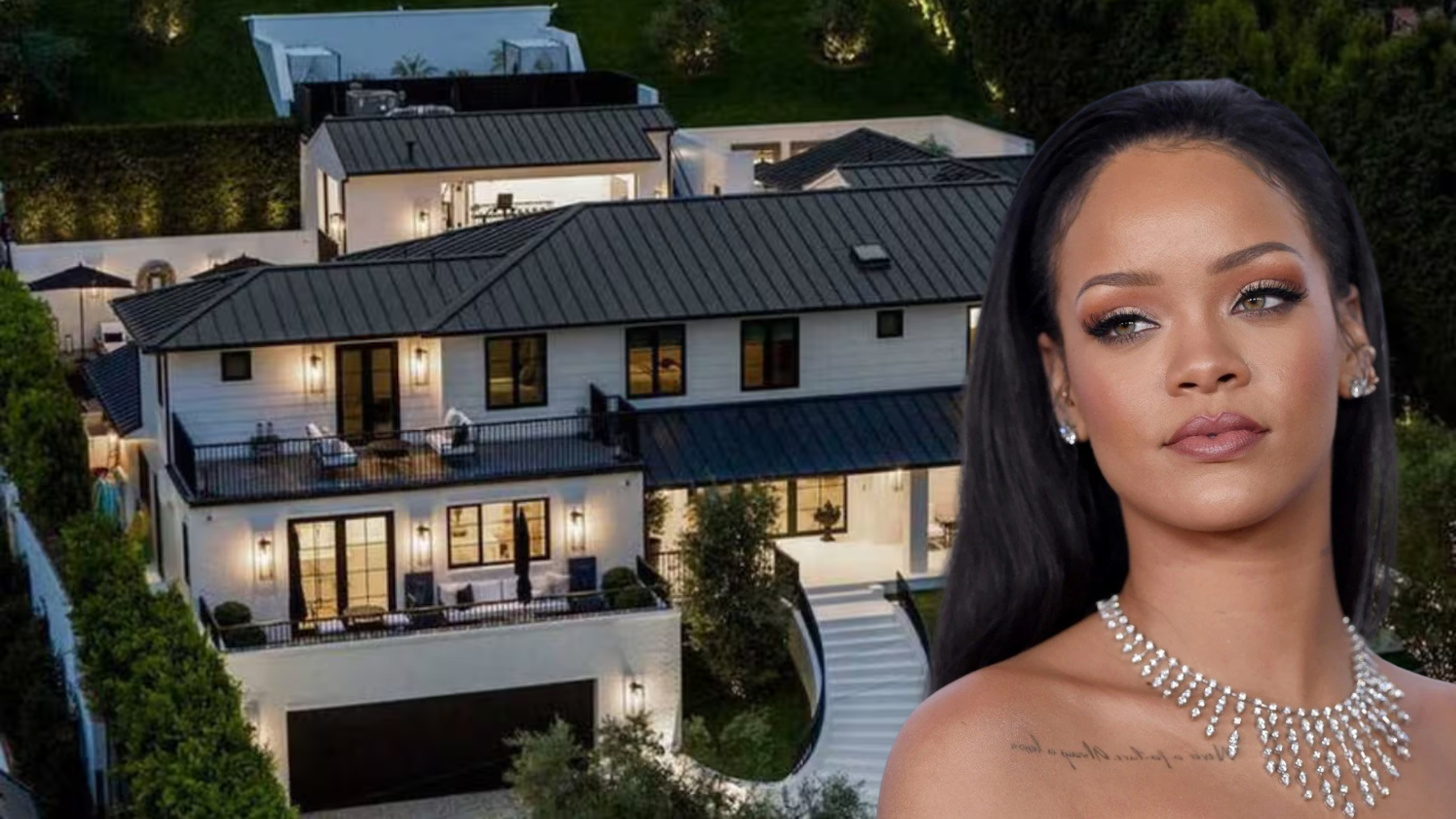 Así es la casa de Rihanna donde sufrió un tiroteo estando dentro: 700 m², cinco habitaciones, siete baños...