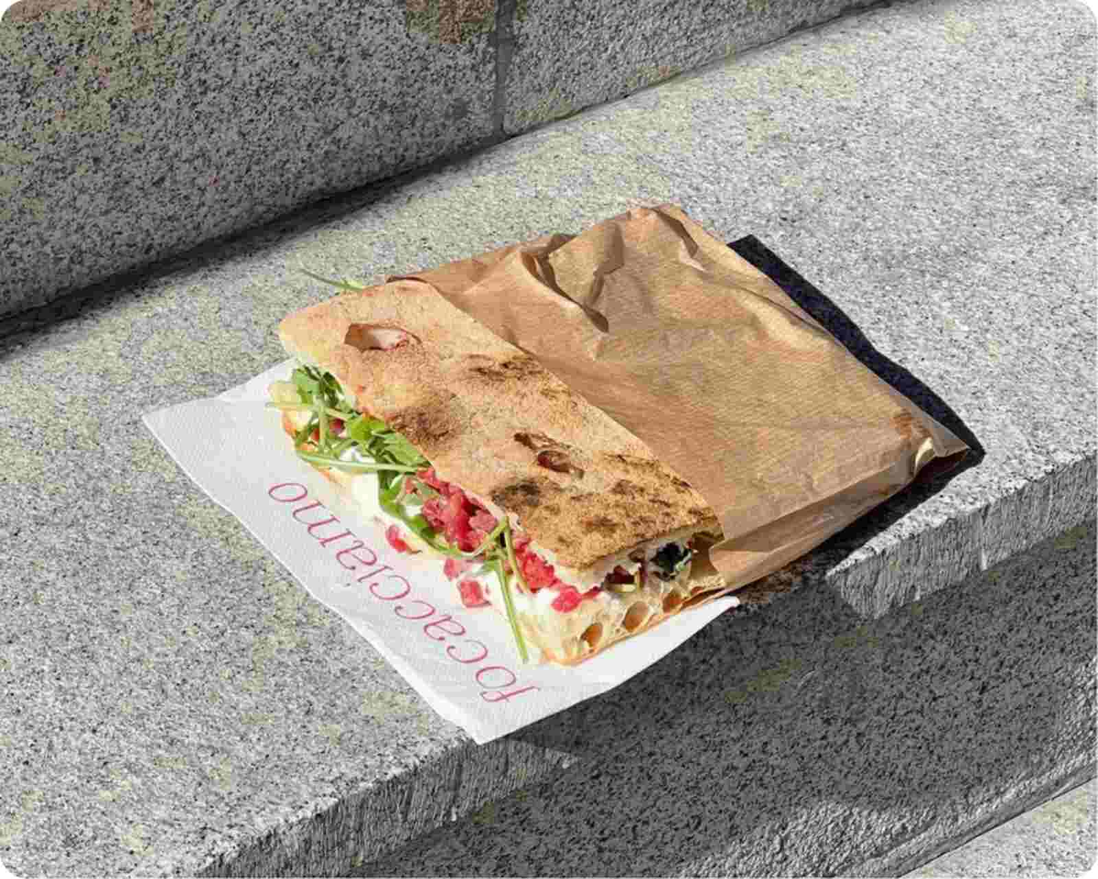 Focaccia de Focacciamo, influencers en restaurantes