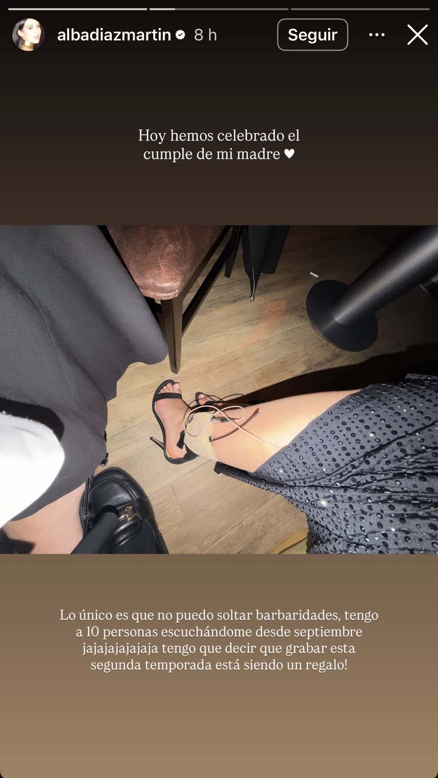 Instagram de la vija de Vicky Martín Berrocal