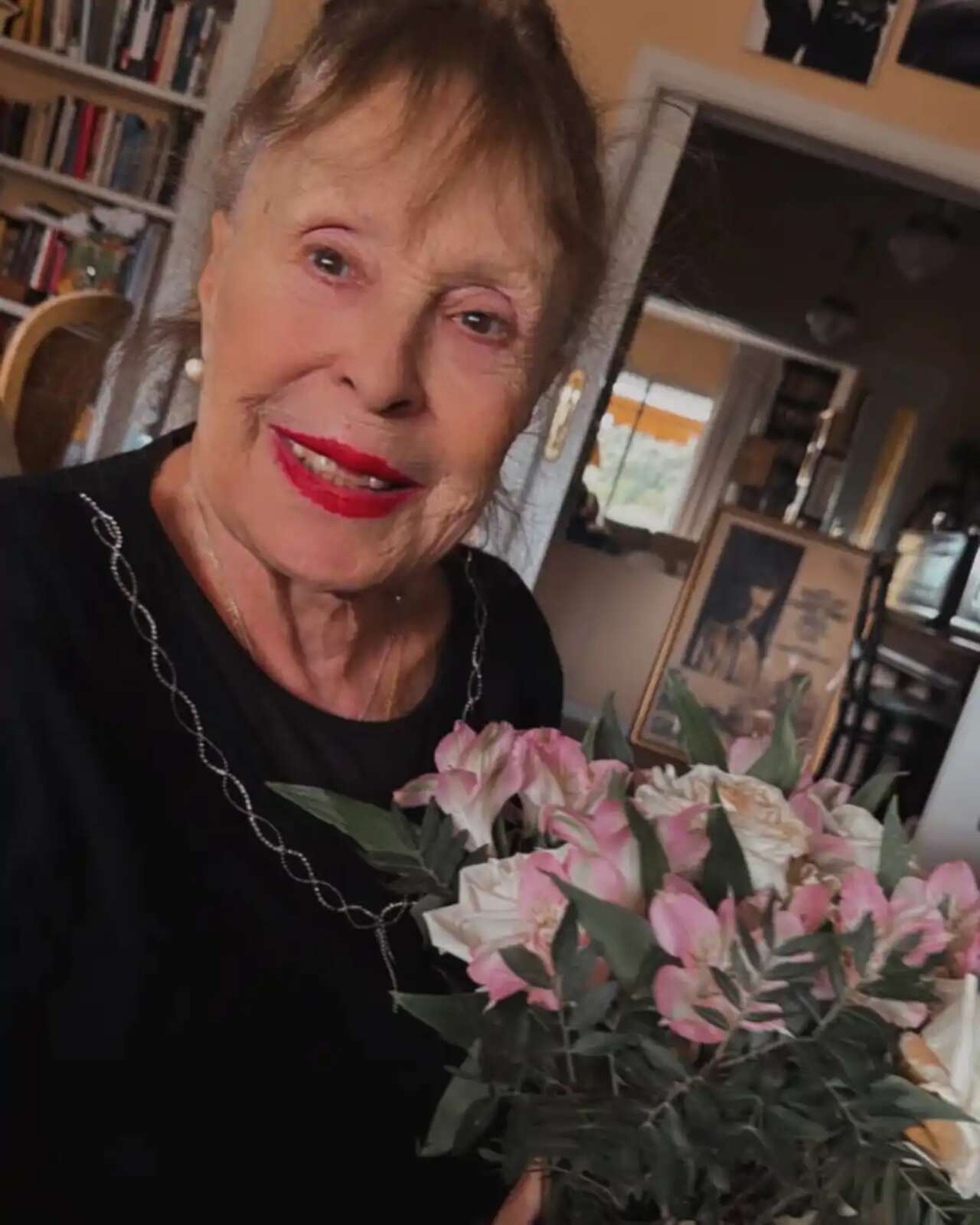 Gemma Cuervo en su casa