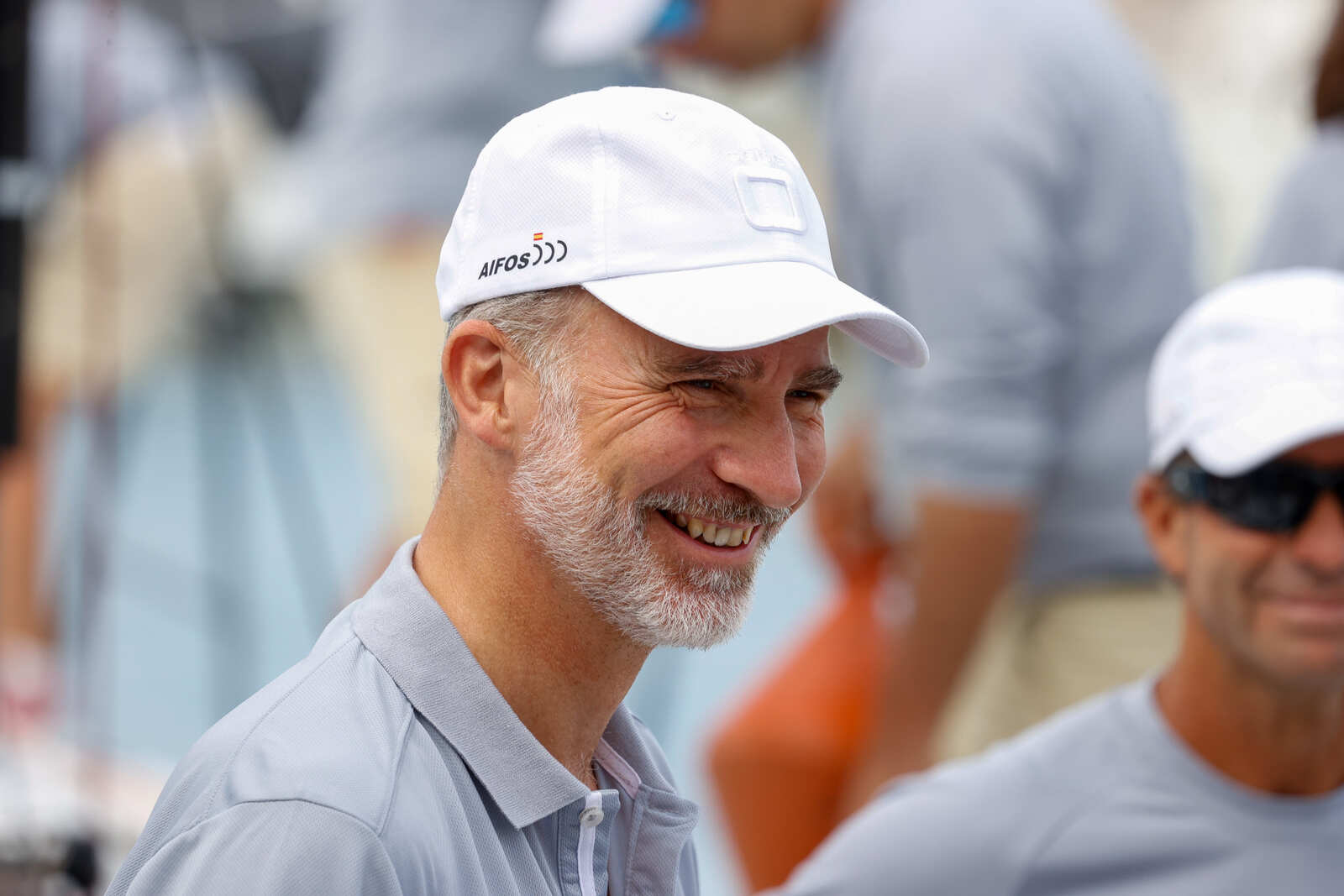 El Rey Felipe VI sonriendo en la Copa del Rey en Mallorca