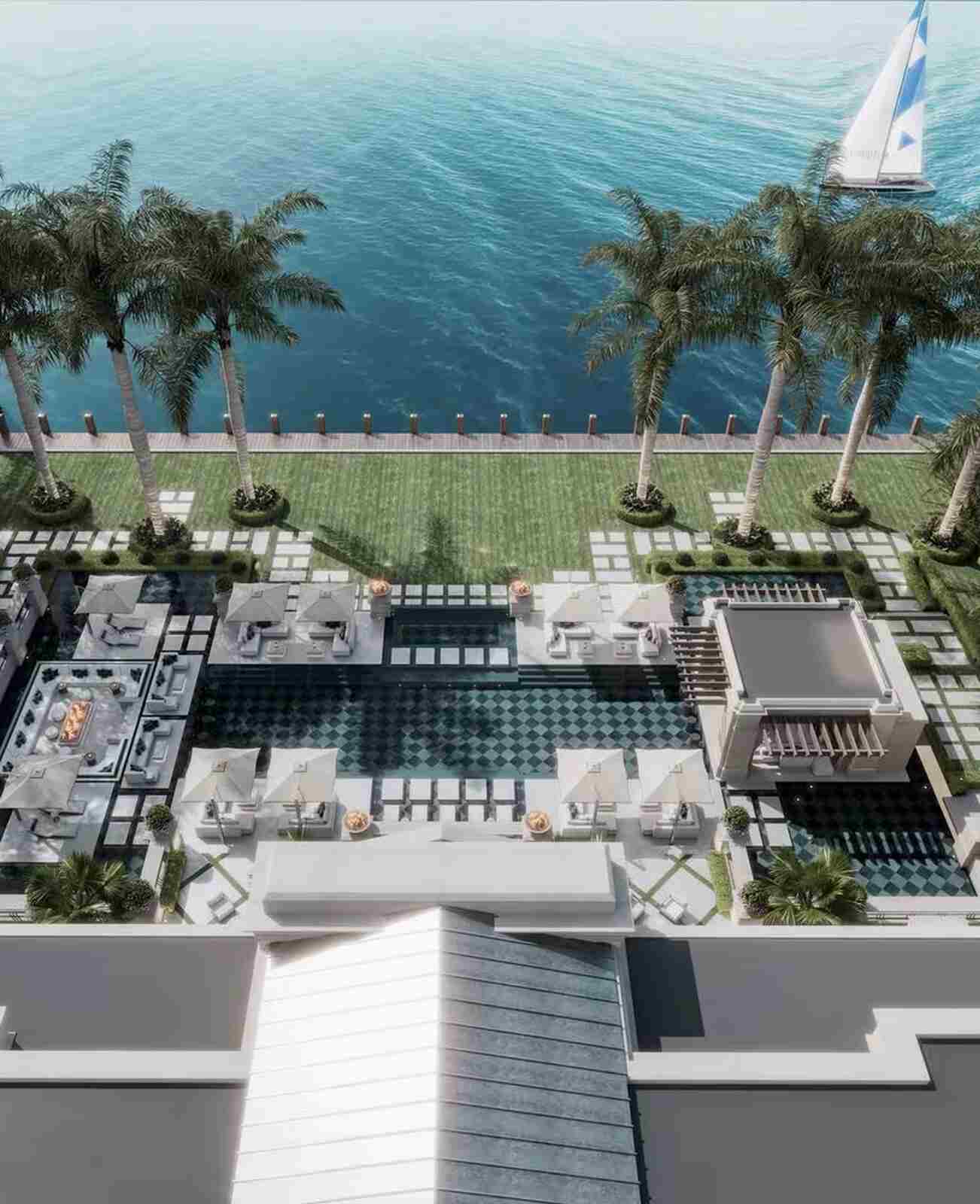 Piscina de la casa de Mark Zuckerberg