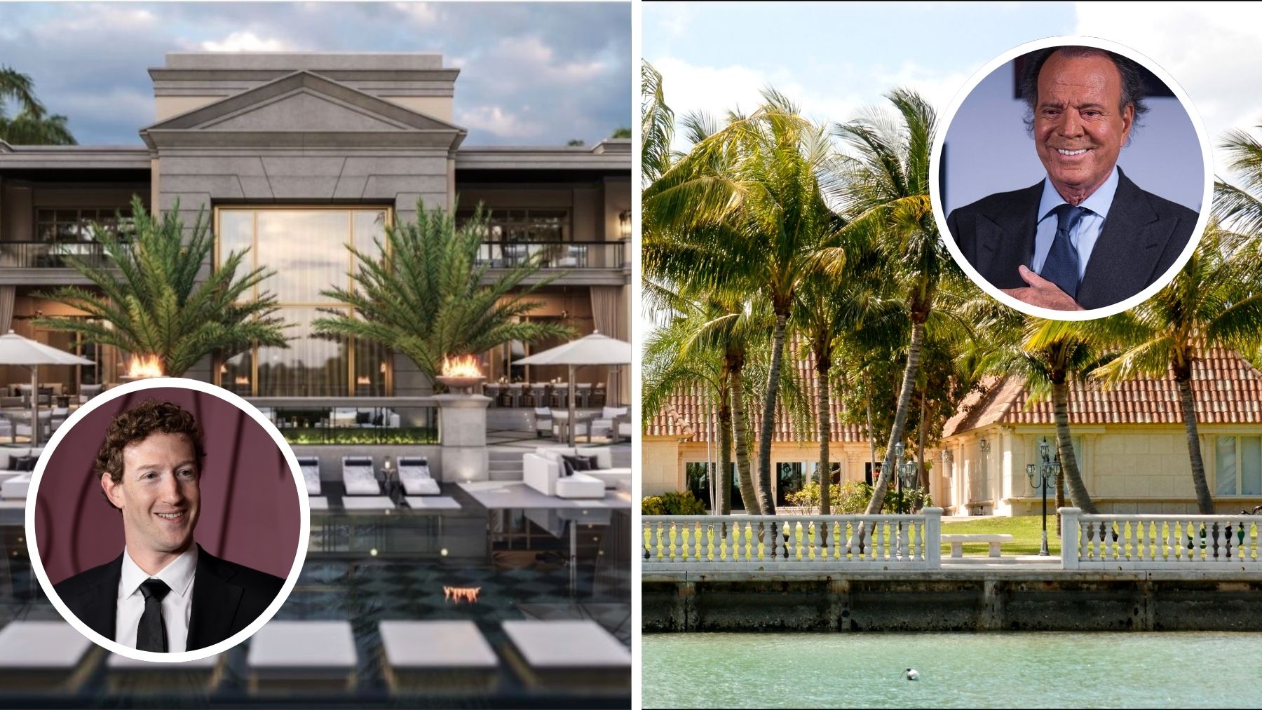Mark Zuckerberg compra la casa más cara de Florida por 170 millones y ahora es vecino de Julio Iglesias