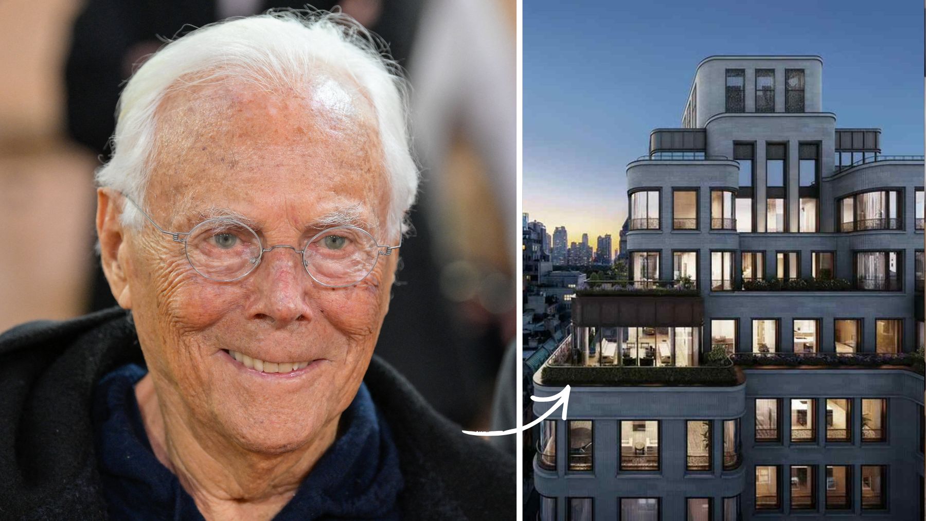 La casa de Nueva York a la que Armani quería mudarse antes de morir está a la venta por 8 millones