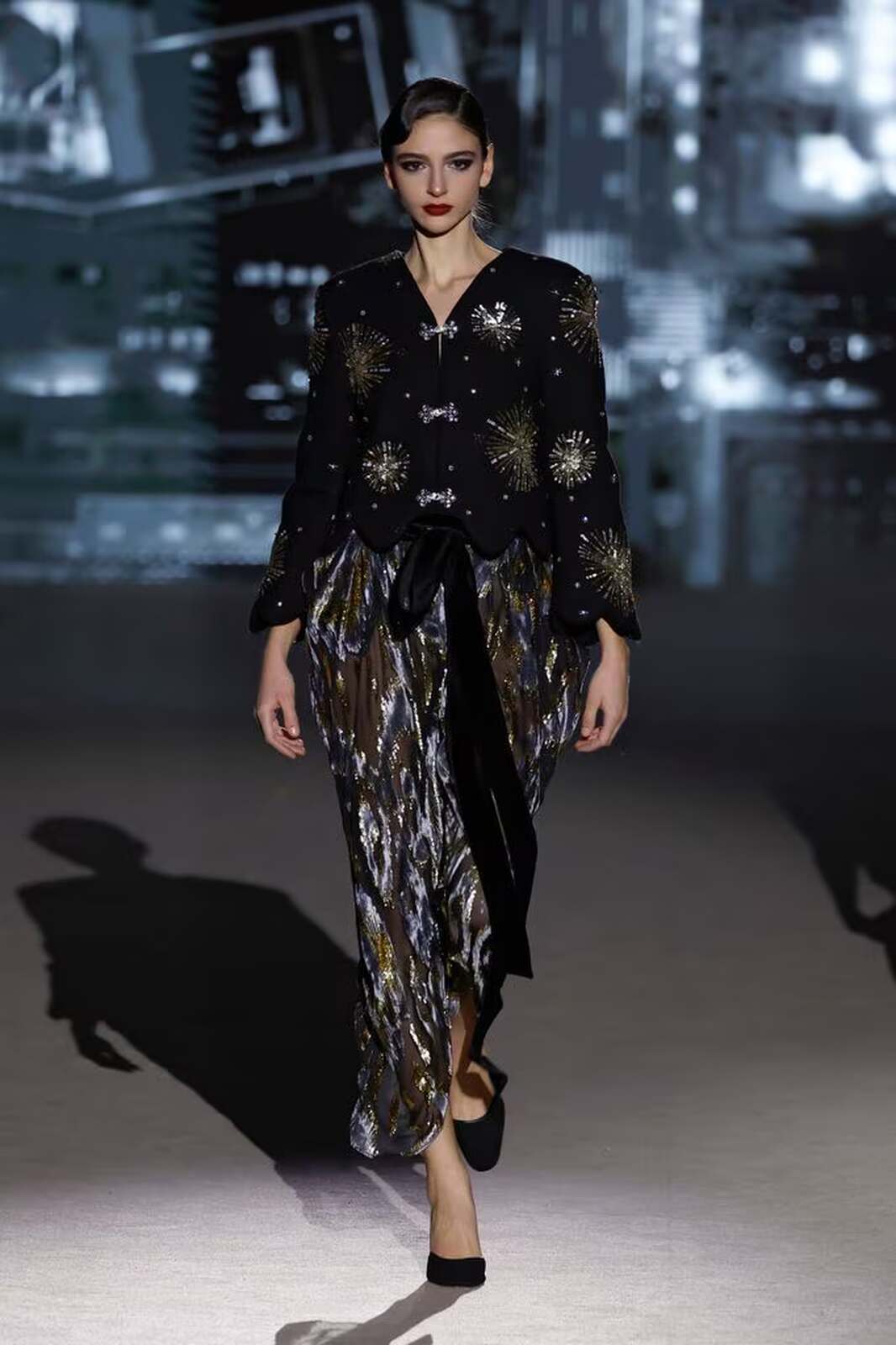 Estilismo de terciopelo de Odette Álarez