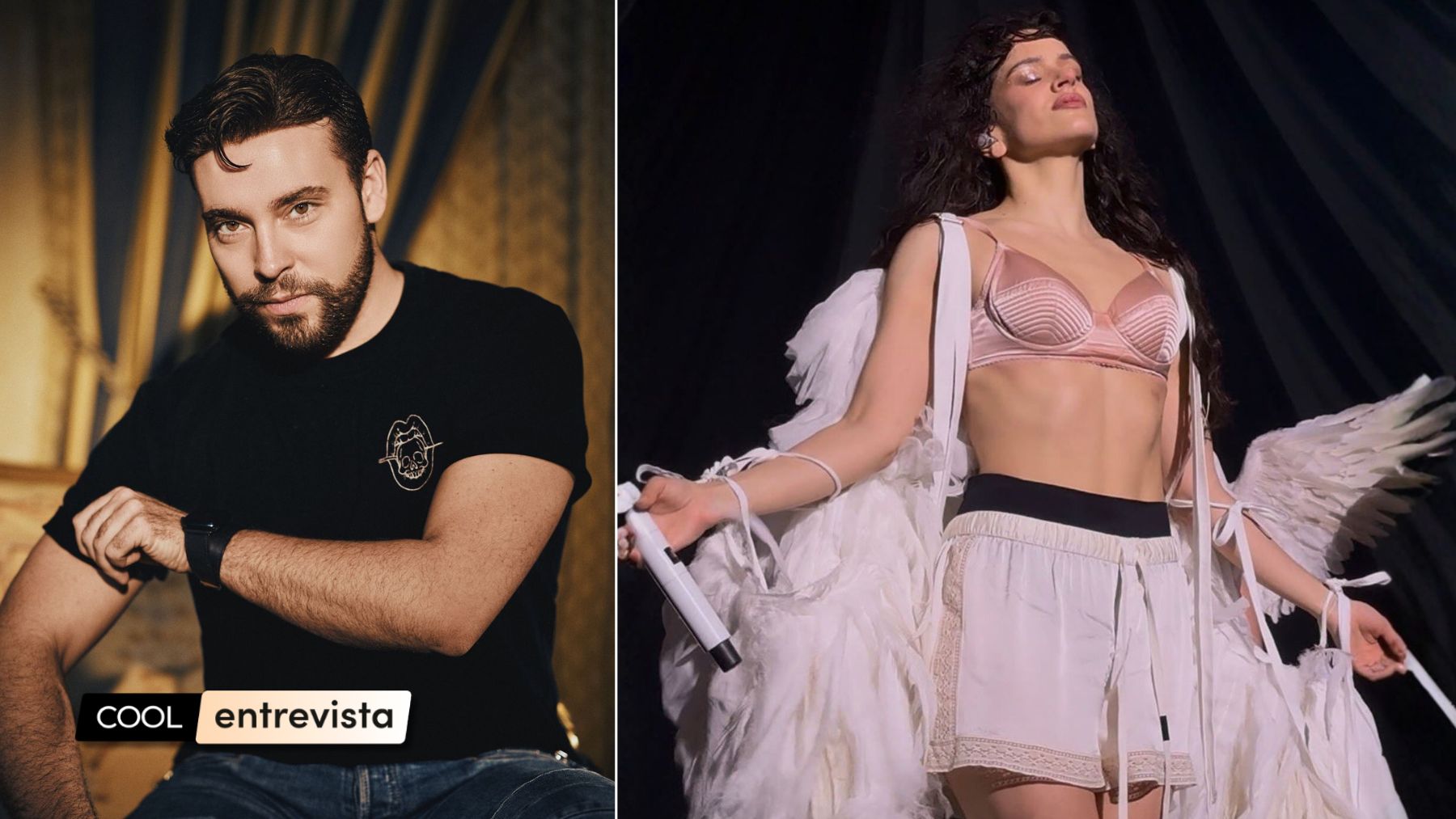 Antonio Velasco, creador de las alas de Rosalía: Me inspiré en las de un buitre, pero el color son de ángel