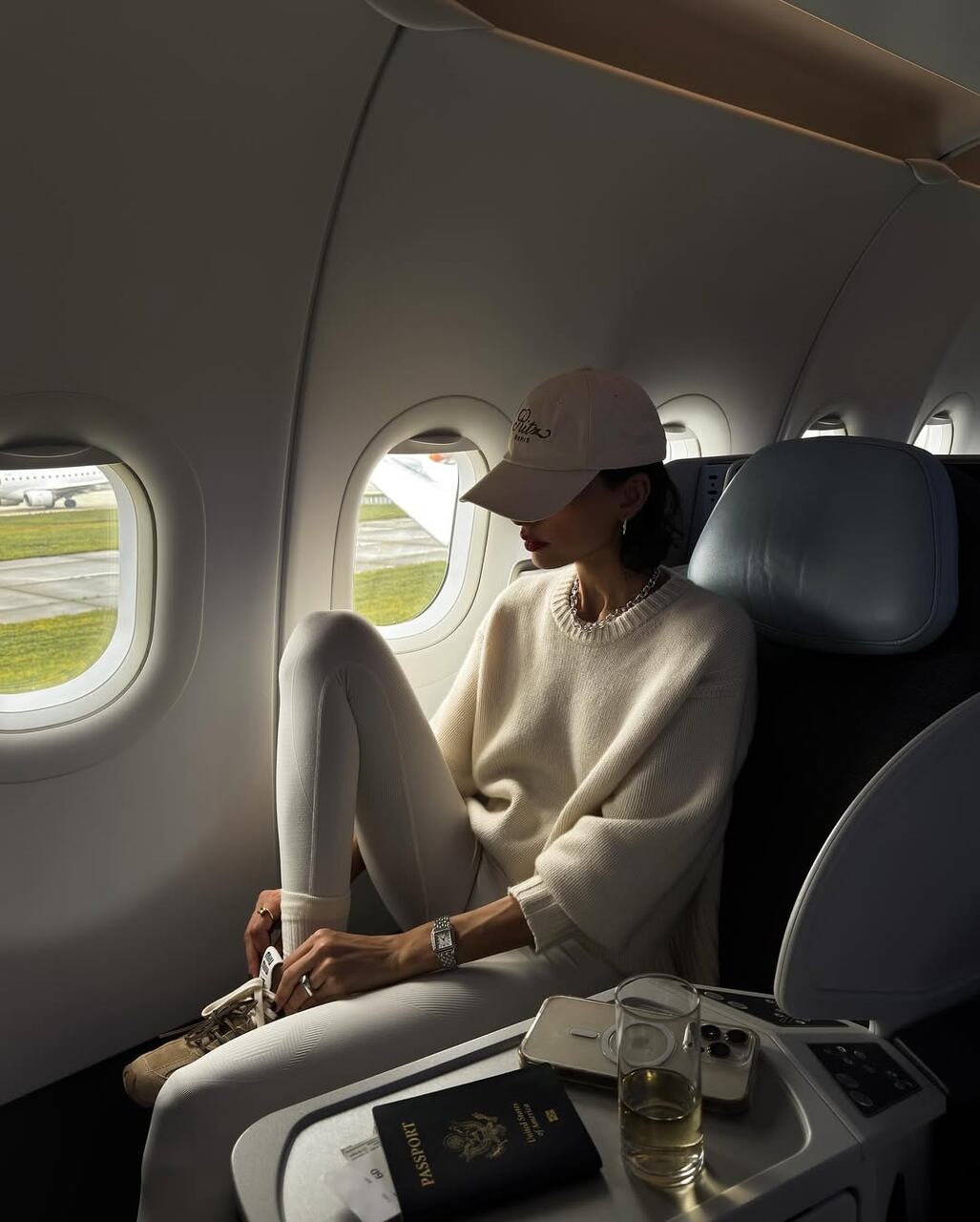 skincare belleza avión