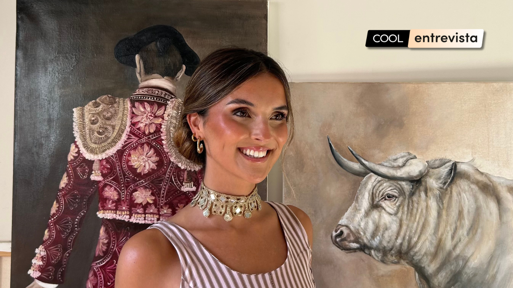 Paula Granados firma los carteles taurinos más bellos: Con oro creo destellos como en un traje real