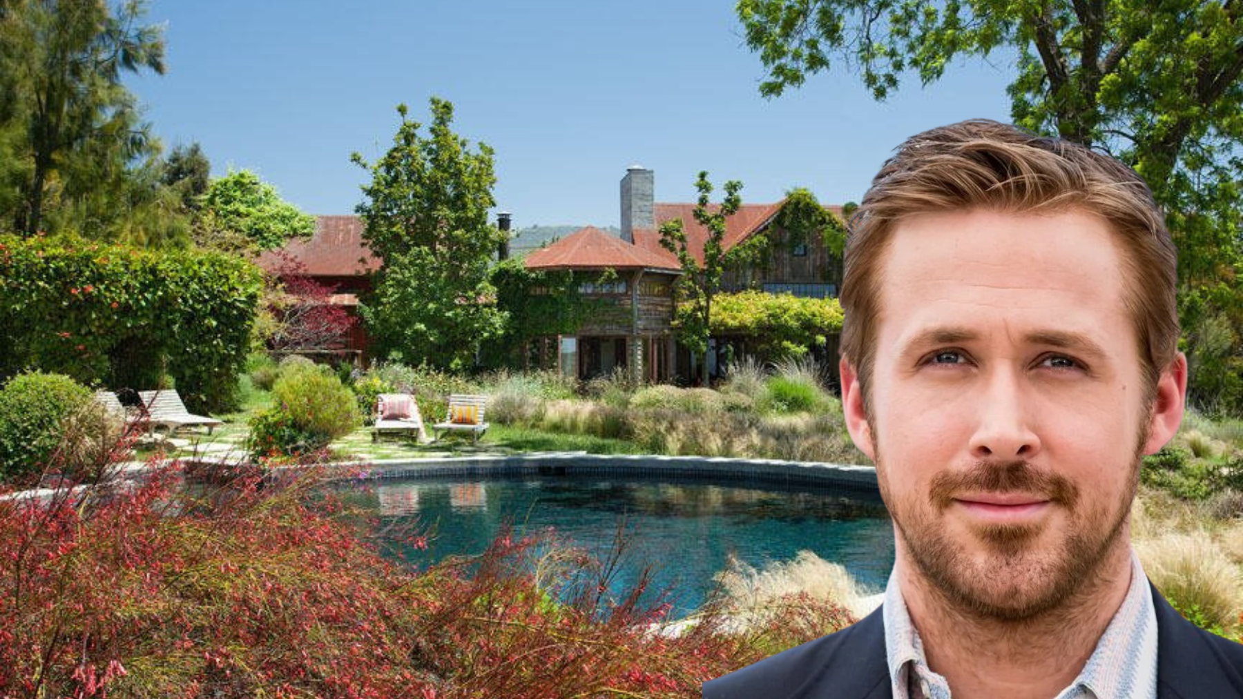 La casa de Ryan Gosling en California: 464 m², tres graneros... y 12 millones de euros