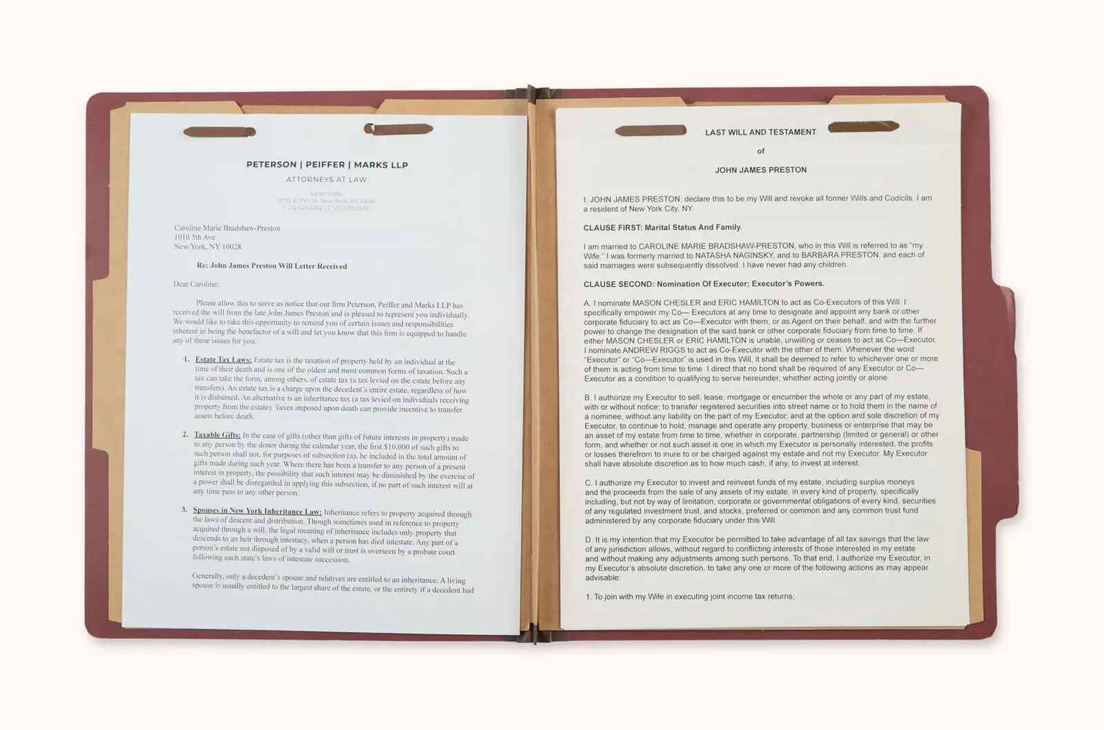 Testamento de Mr. Big en la subasta de And Just like That