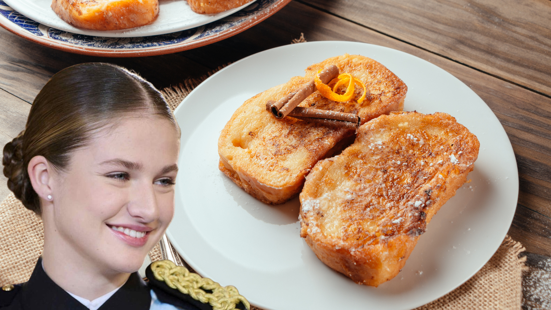 La torrija que repitió Leonor en este restaurante de Pontevedra ahora tiene su nombre: El postre de la princesa