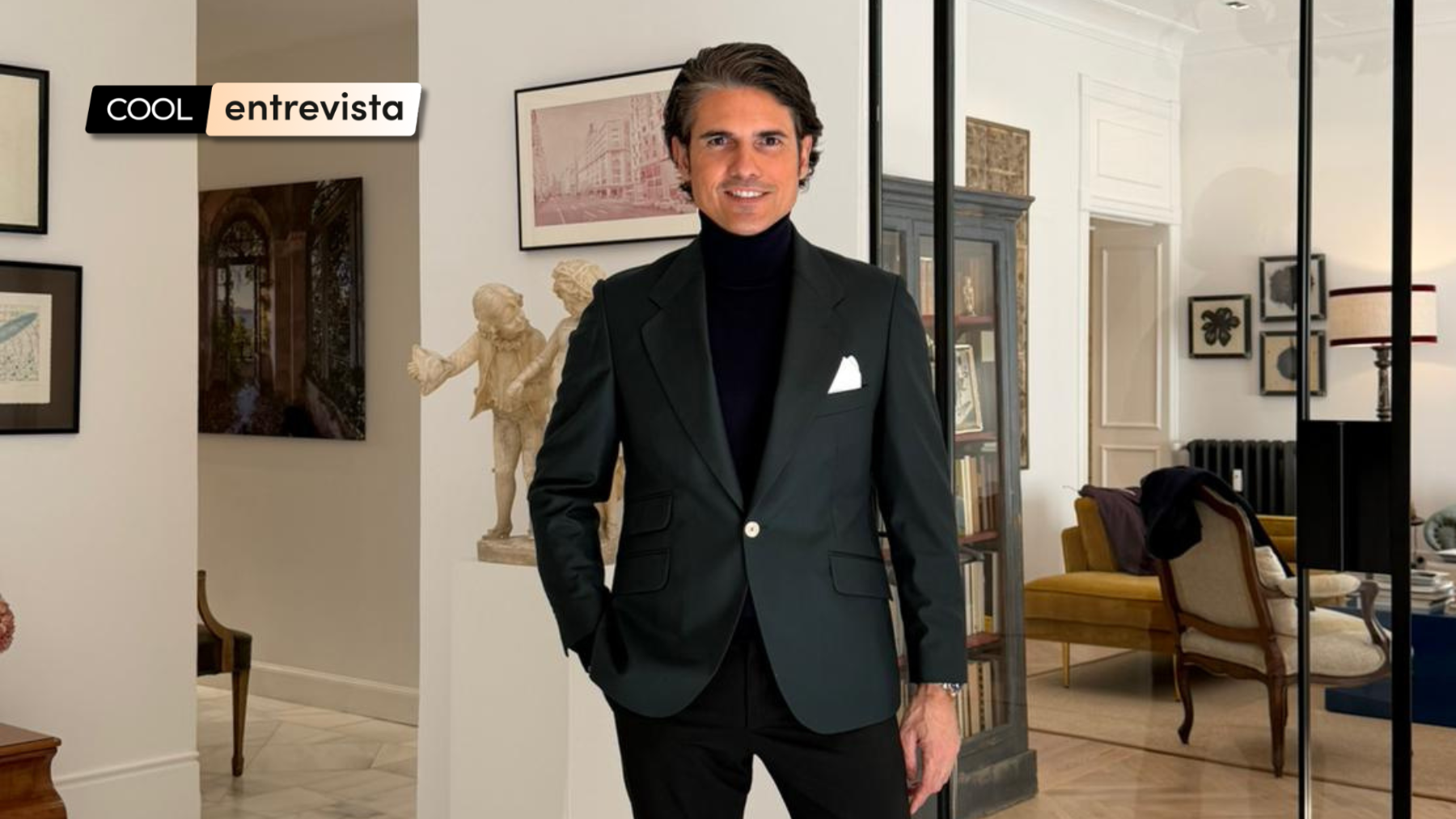 Julián Porras-Figueróa, marido de Olivia de Borbón: De novios, me presentó a Armani y lancé mi marca