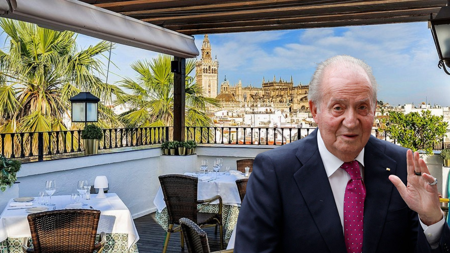 El hotel donde el rey Juan Carlos se alojó en Sevilla: desde 500 € la noche con vistas a la Giralda