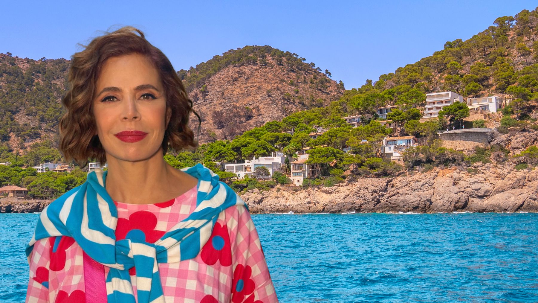 Así es la casa de Ágatha Ruiz de la Prada en Mallorca: construida sobre un acantilado con piscina infinita