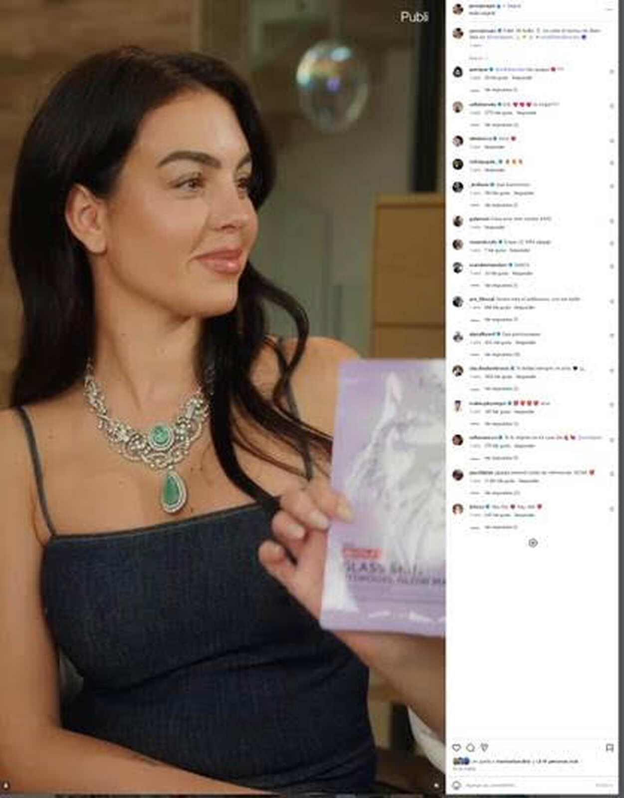 El post de Georgina en Instagram