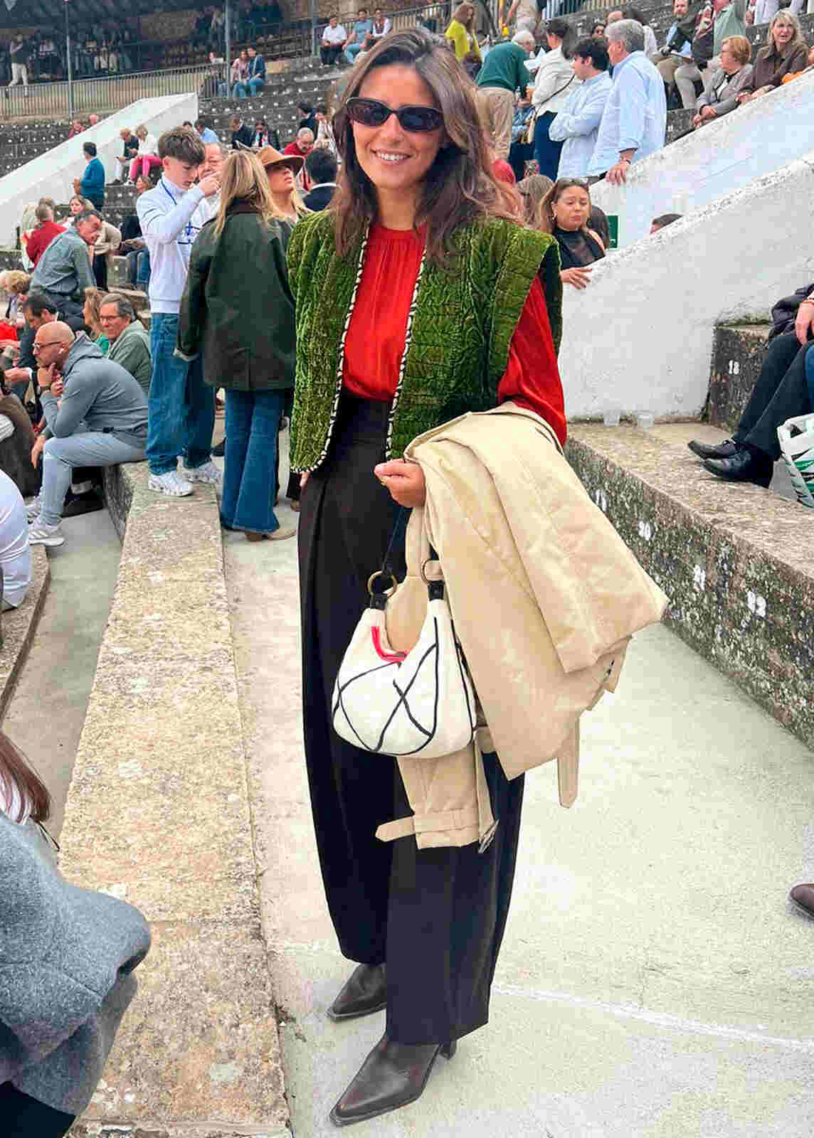 Tana Rivera en la corrida de Roca Rey